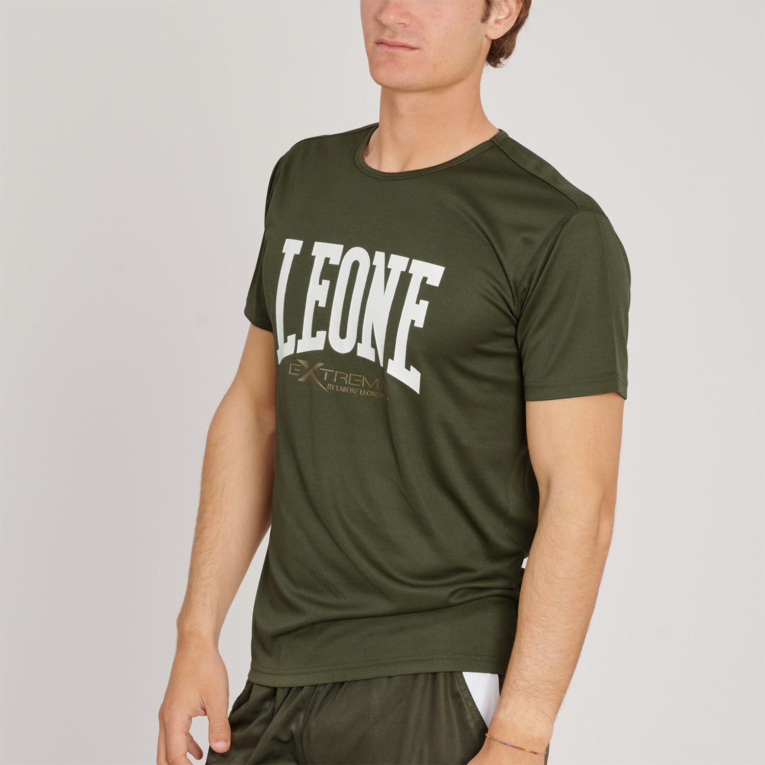 LEONE T-Shirt, Logo, ABX106, green M