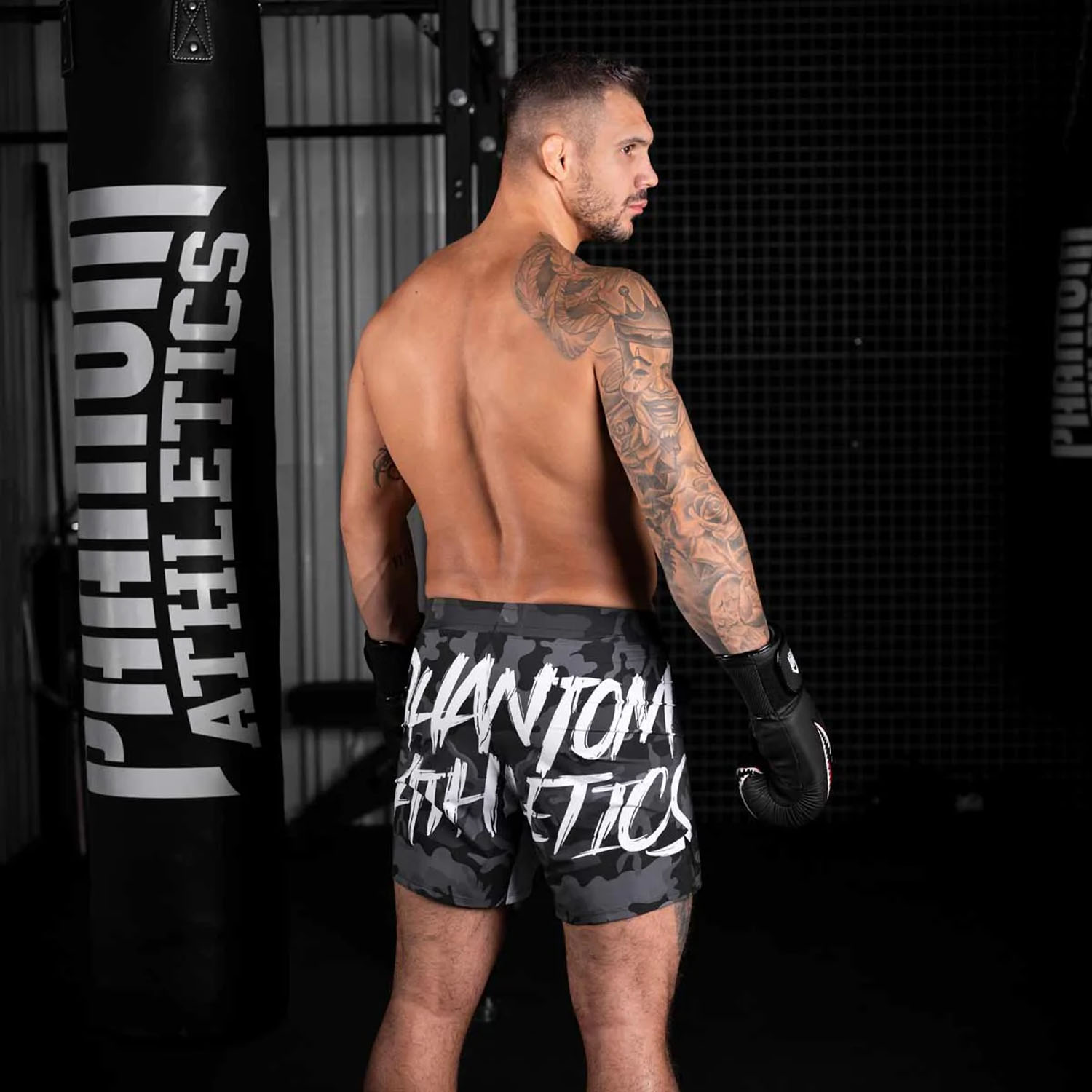 Phantom Athletics MMA Fight Shorts, Flex S, Boxed, L