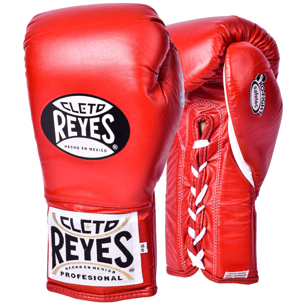 Cleto Reyes Boxhandschuhe, Safetec Contest, rot, 10 Oz