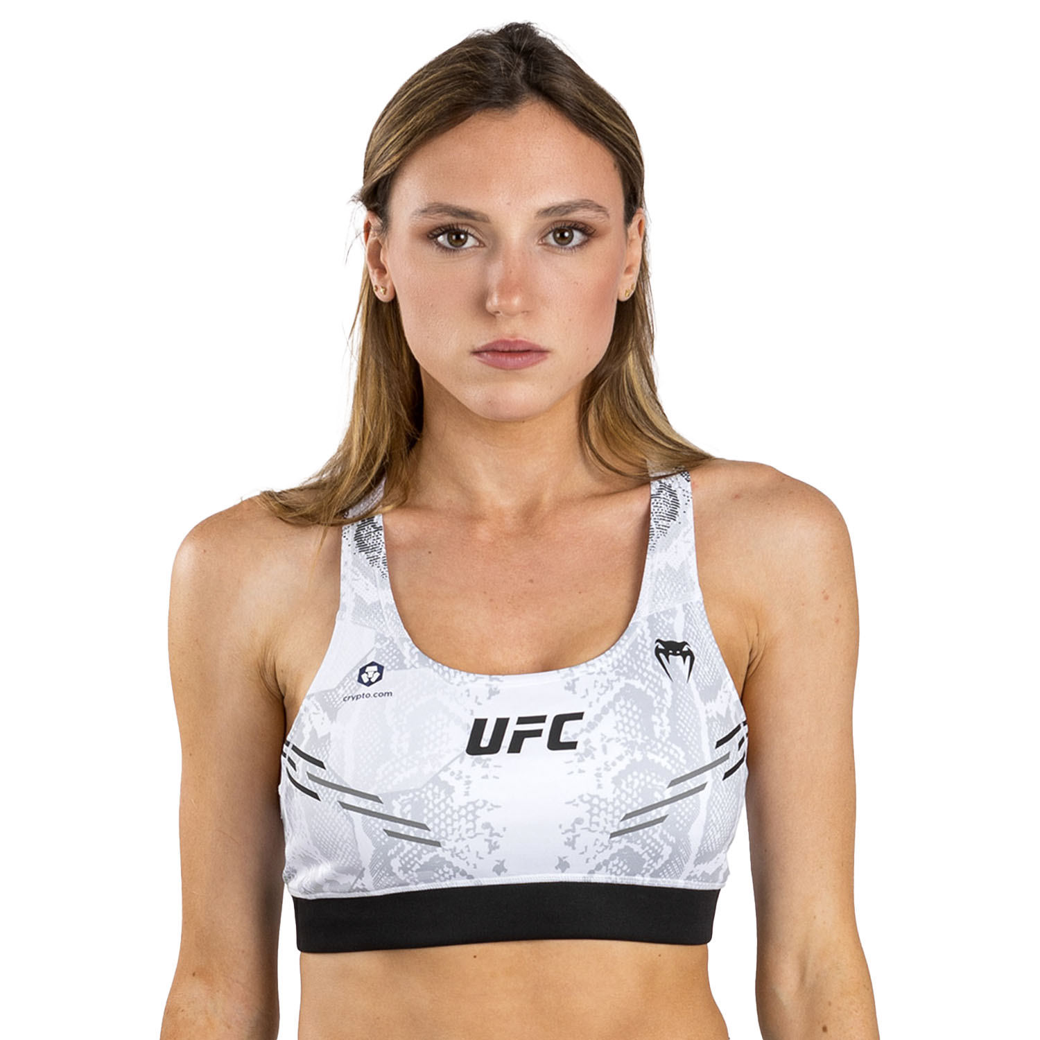 VENUM Sports Bra, Damen, UFC Fight Night, Adrenaline, weiß, XS