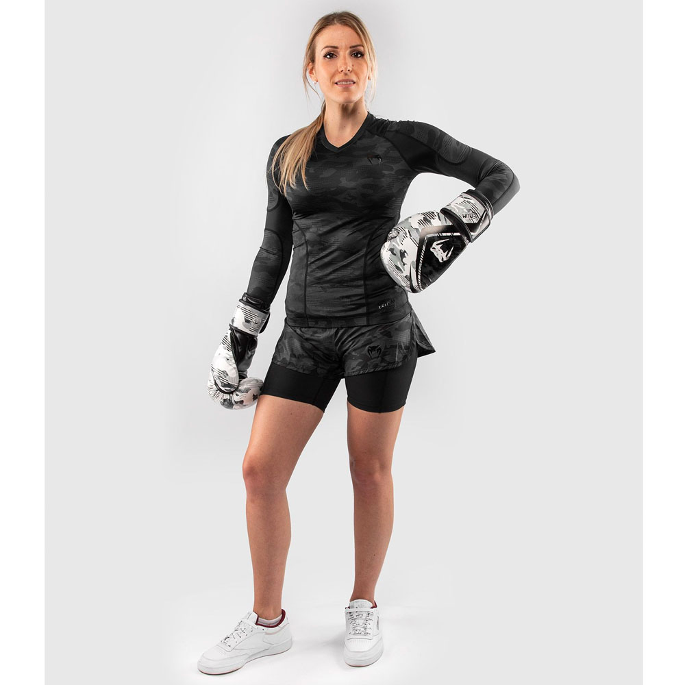 VENUM Compression Shorts, Damen, Defender Hybrid, schw, XS