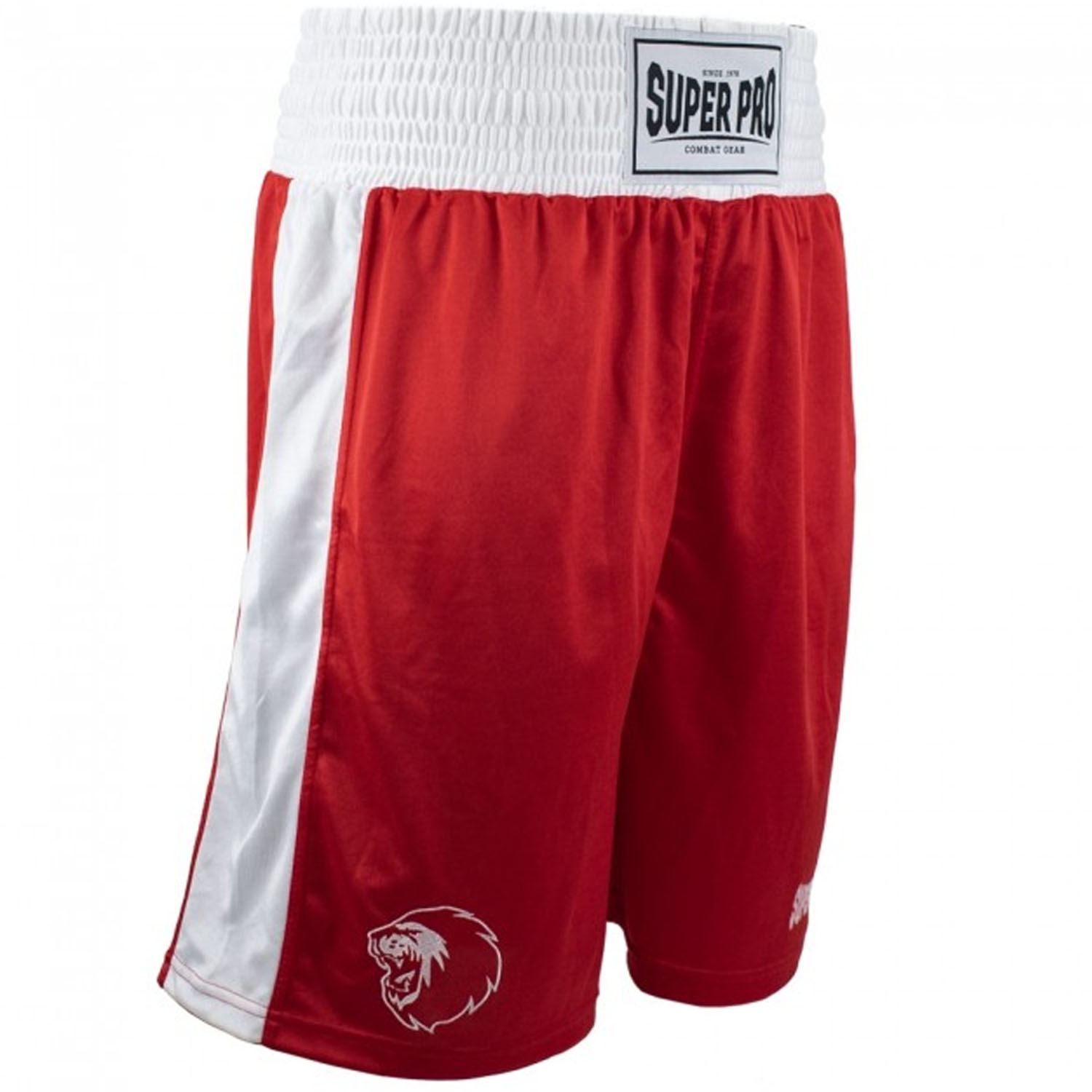 Super Pro Boxing Pants, Club, red-white, XL