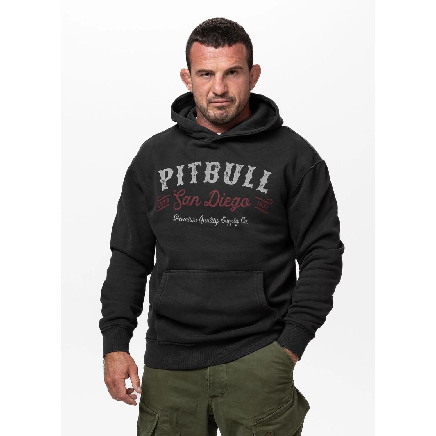 Pit Bull West Coast Hoody, Strength And Respect, grey, XXXL