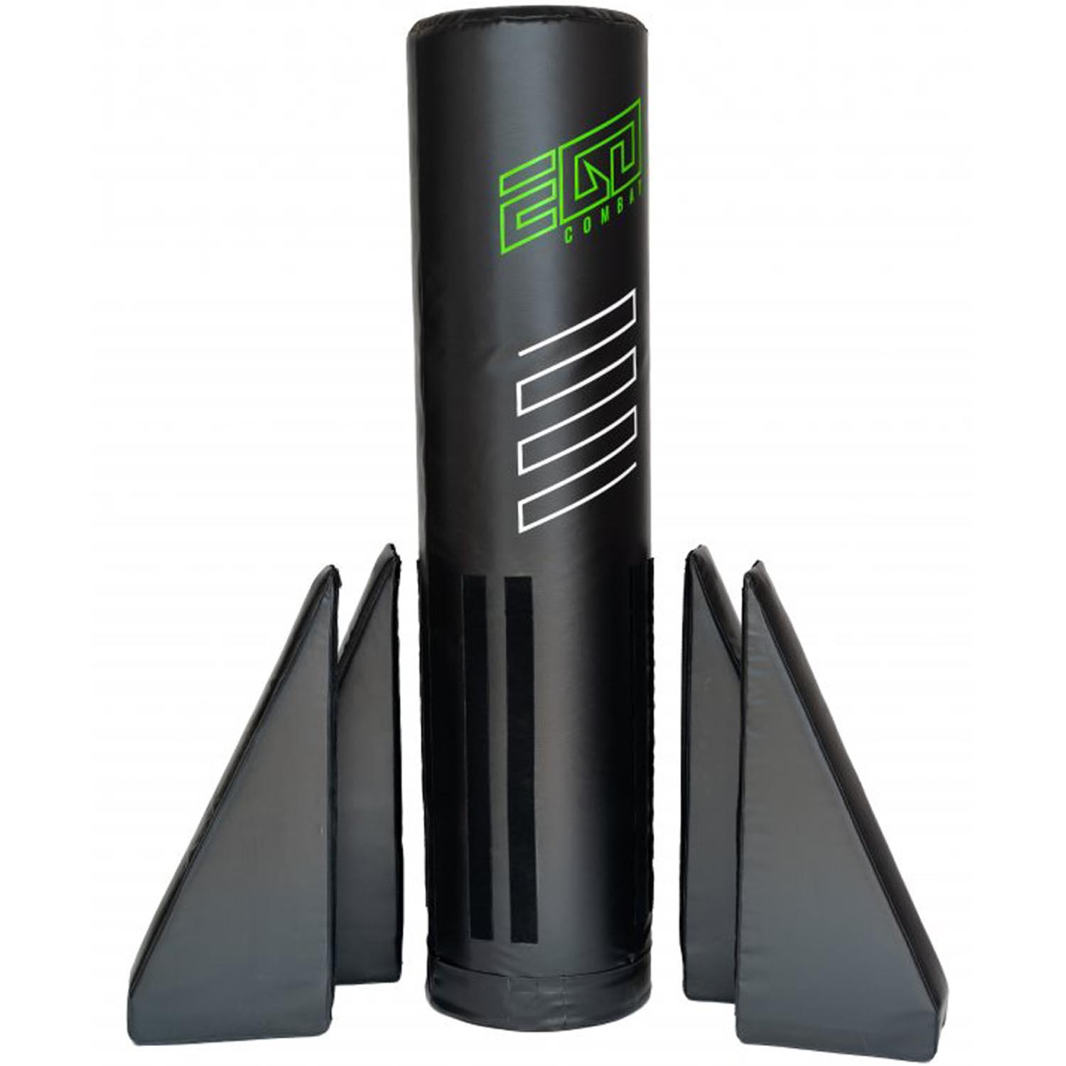 EGO COMBAT Standing Boxing Bag, Spectruum 22, 85 kg, 185 cm, black-neon-green