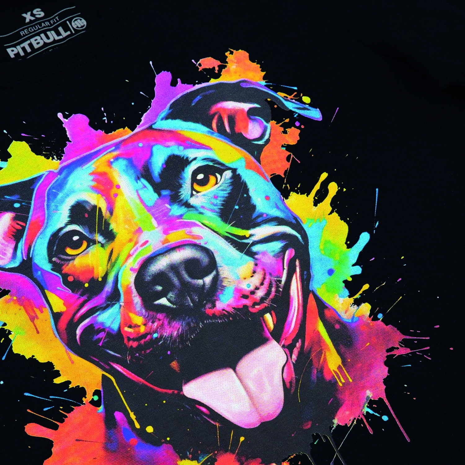 Pit Bull West Coast T-Shirt, Woman, Watercolor, black, S