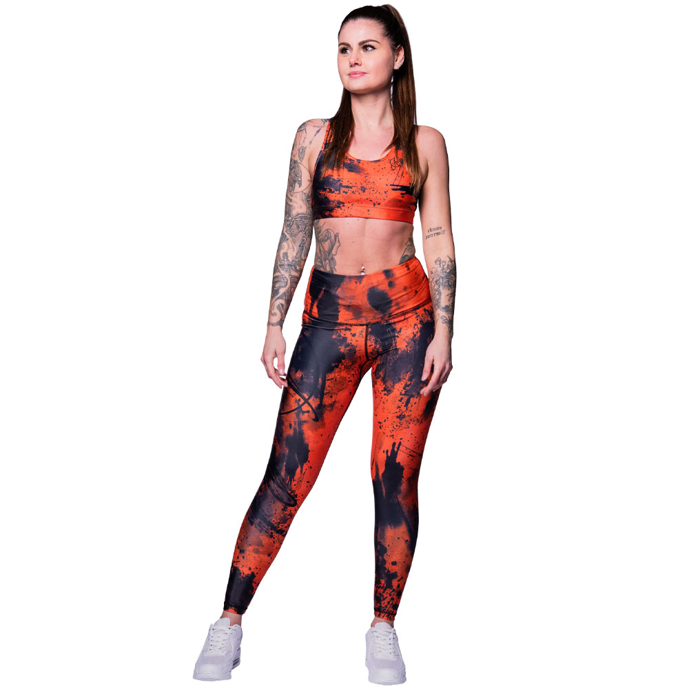 Anarchy Apparel Sports Bra, Apricot Ash, XS