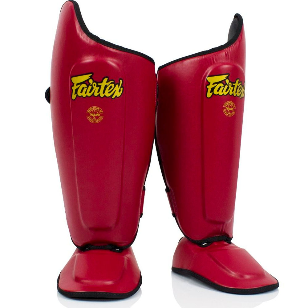 Fairtex Shin Guards, SP8, red, S