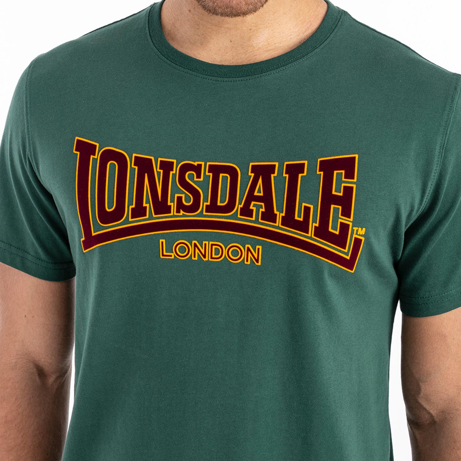Lonsdale T-Shirt, Classic, green, XXL