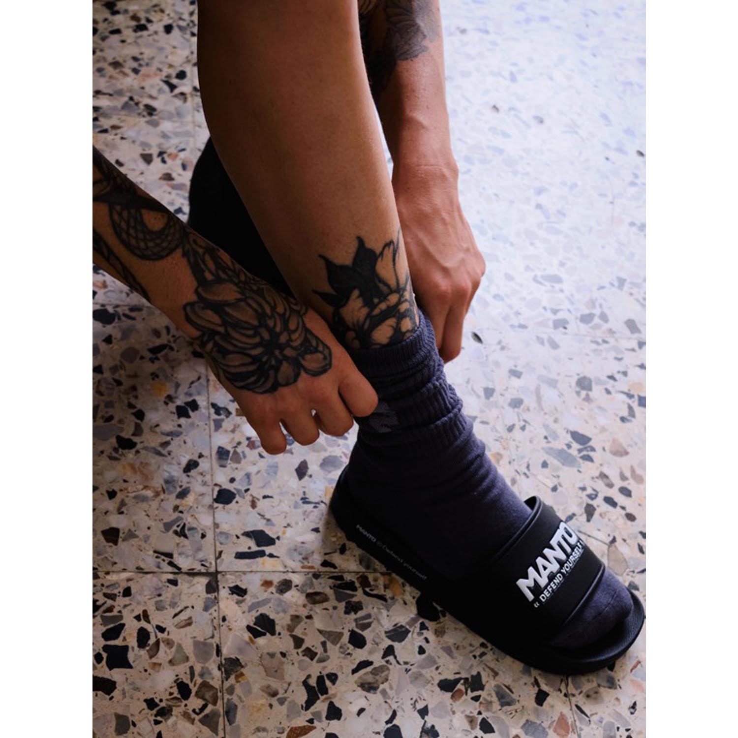 MANTO Socks, Logotype 23, dark-grey, M