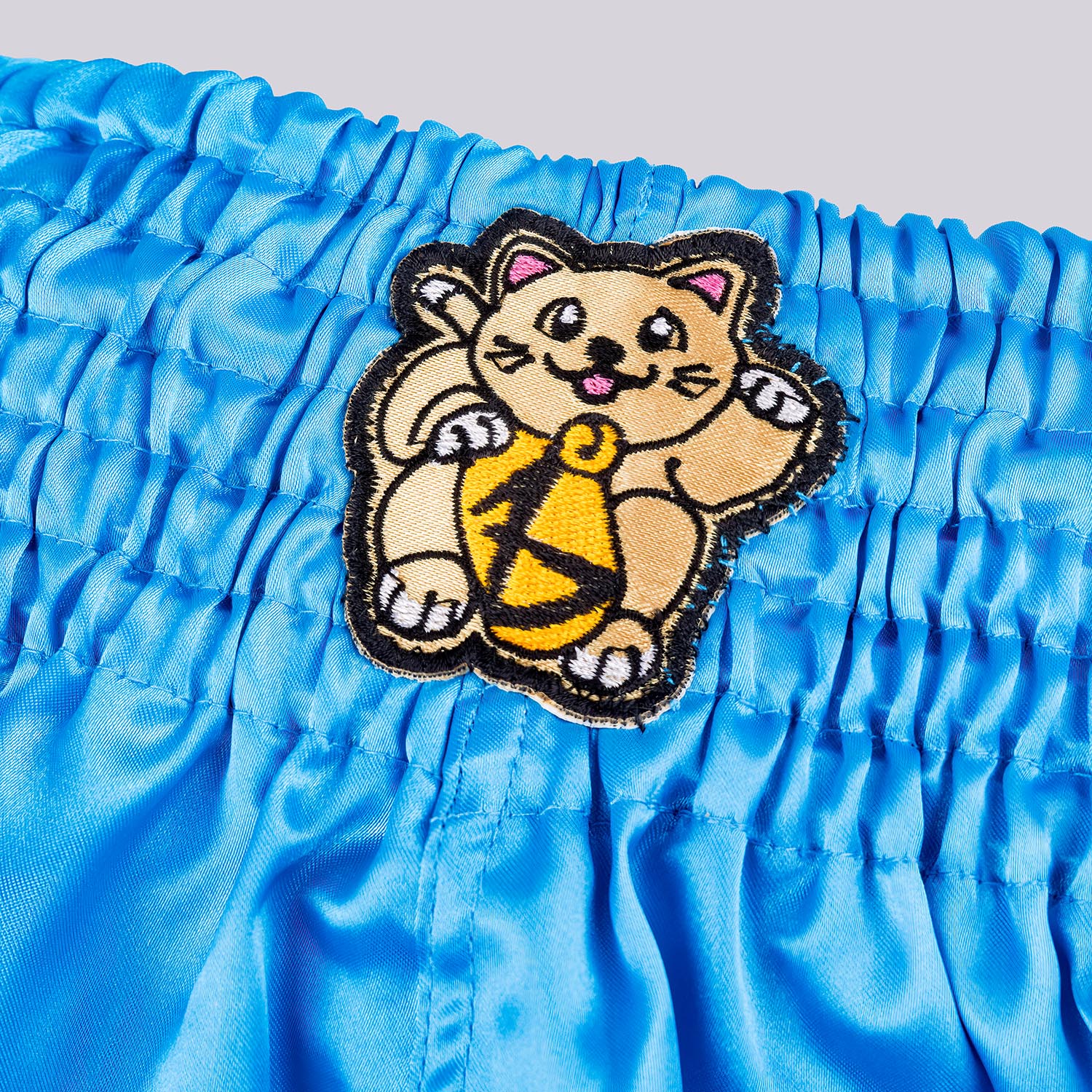 8 WEAPONS Muay Thai Shorts, Meow Thai, blue, XXL