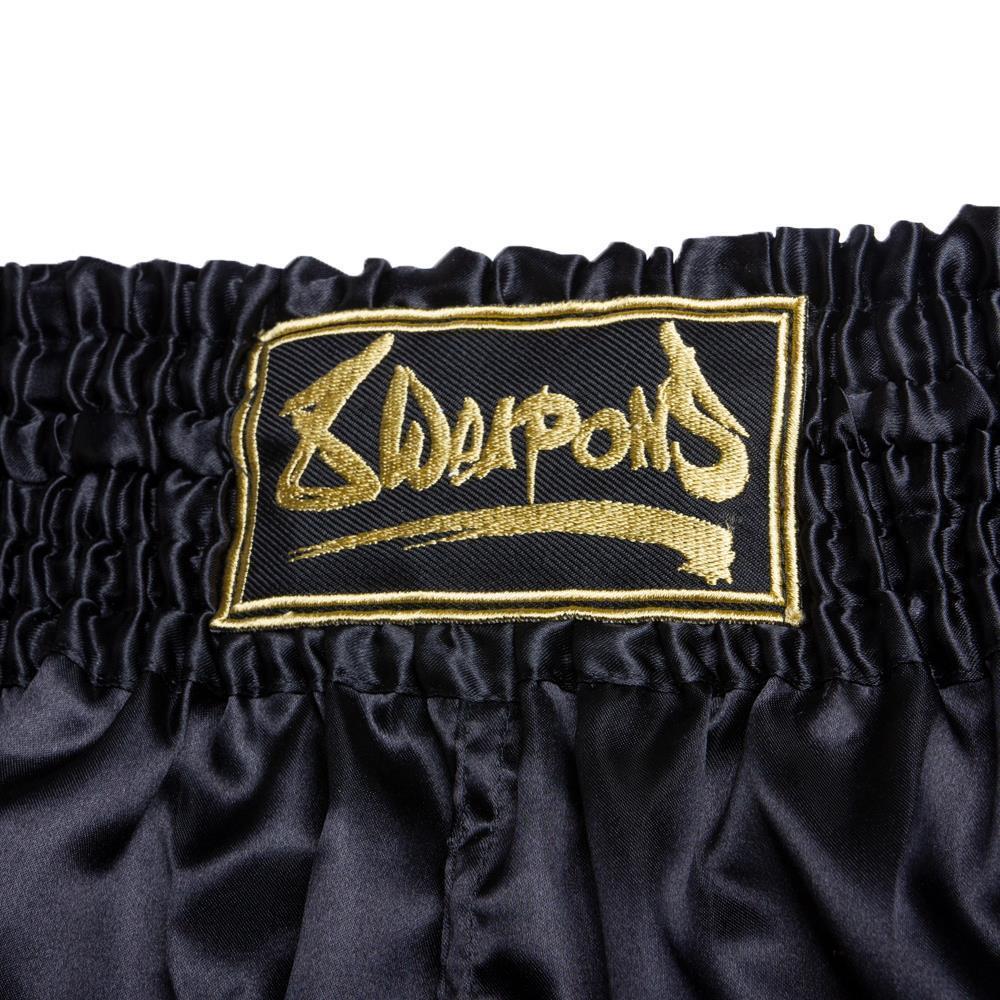 8 WEAPONS Strike Shorts, black-gold, XXL