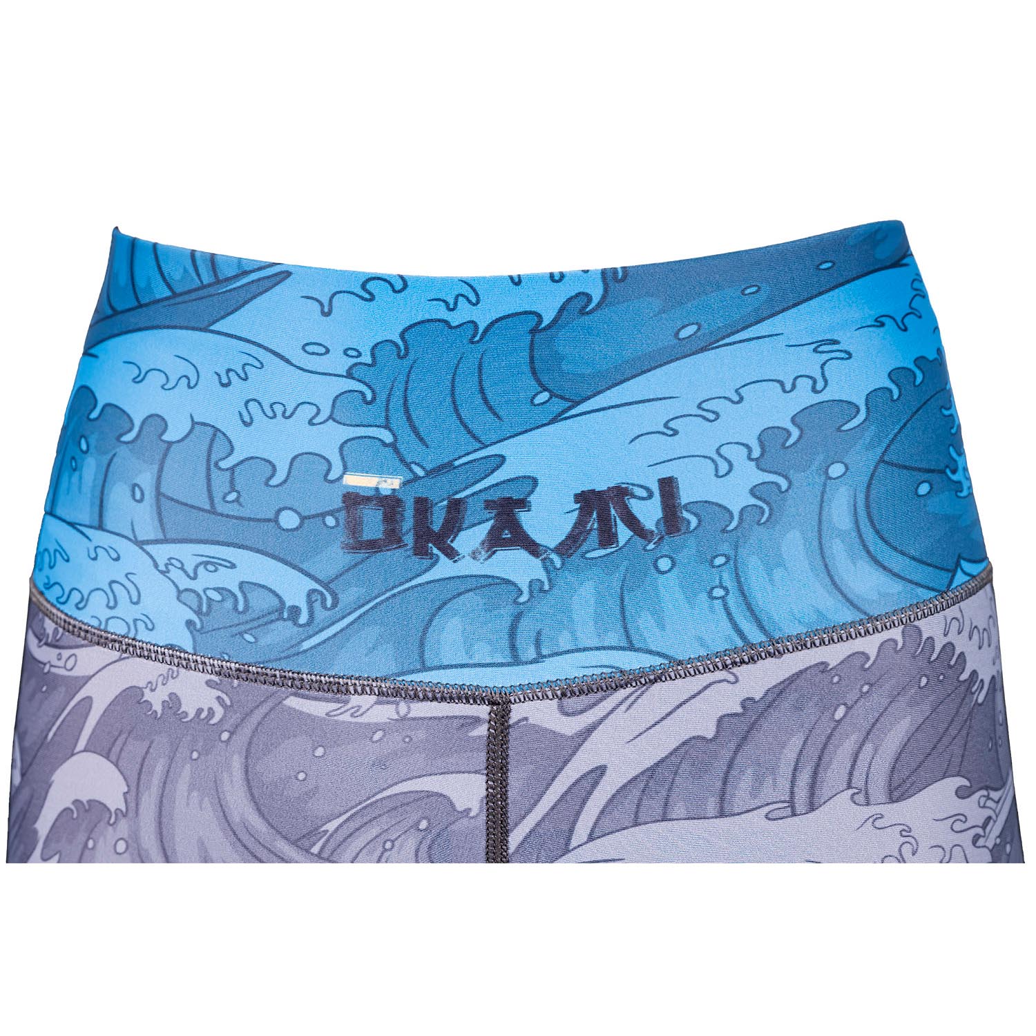 OKAMI Leggings, Damen, Kois, grau-blau, L