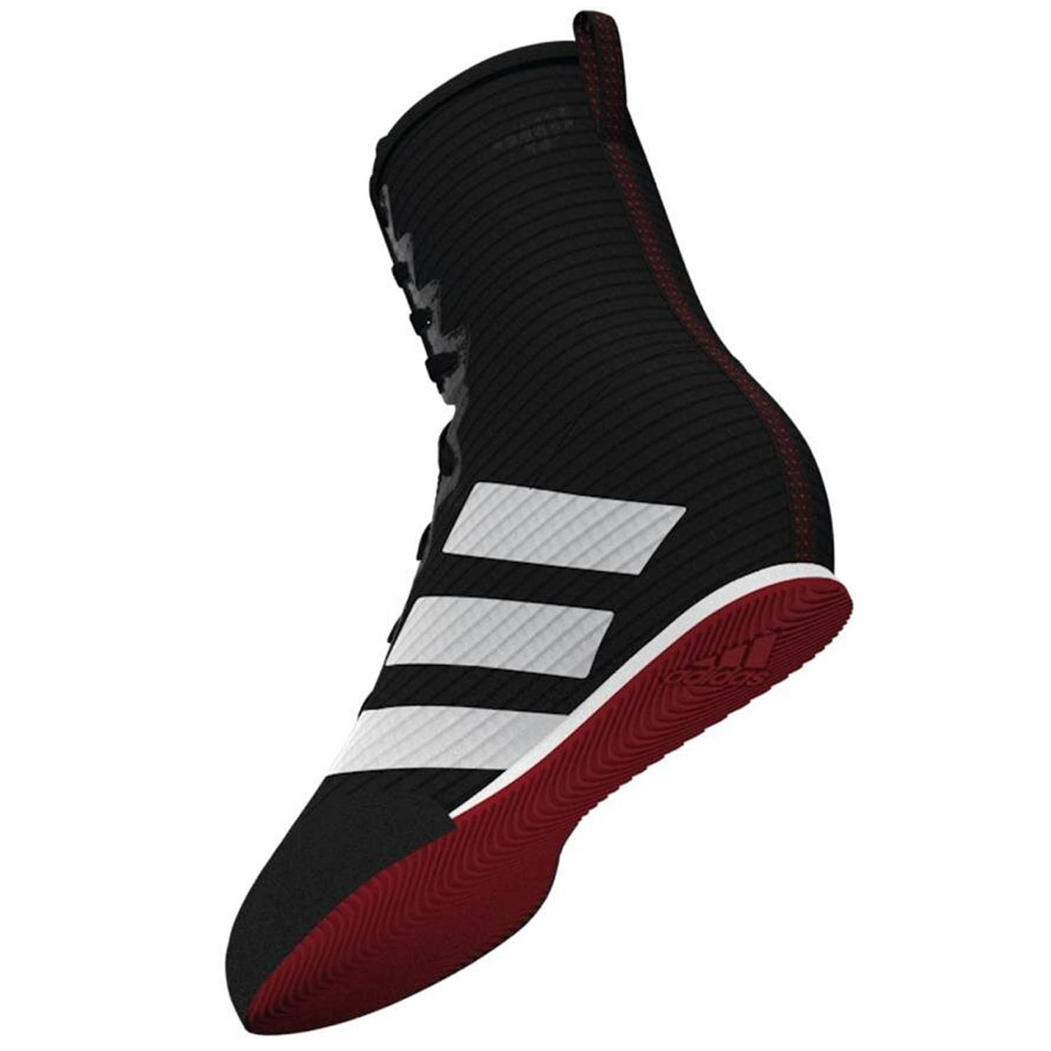 adidas Boxing Shoes, Box Hog 4, black-white, 47 ⅓ (UK 12)
