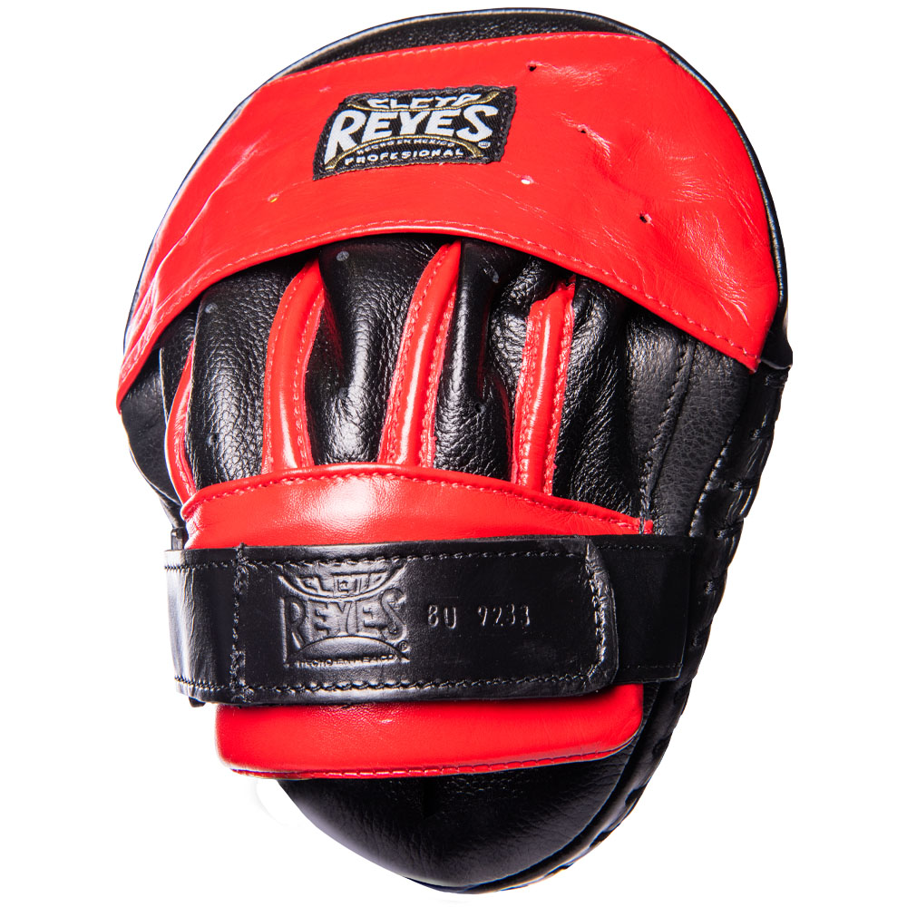 Cleto Reyes Punching Mitts, Curved, black-red