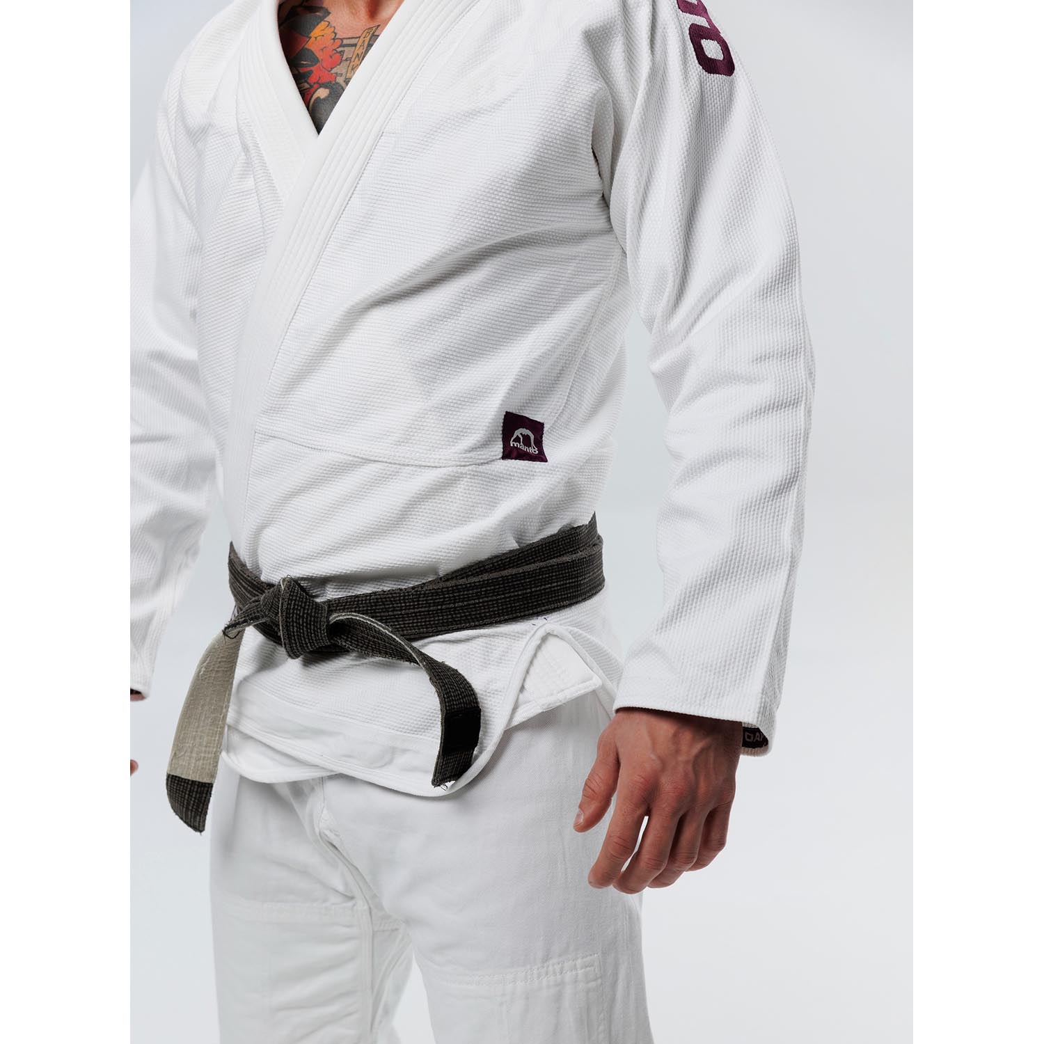 MANTO BJJ GI, X5 white-wine red, A4