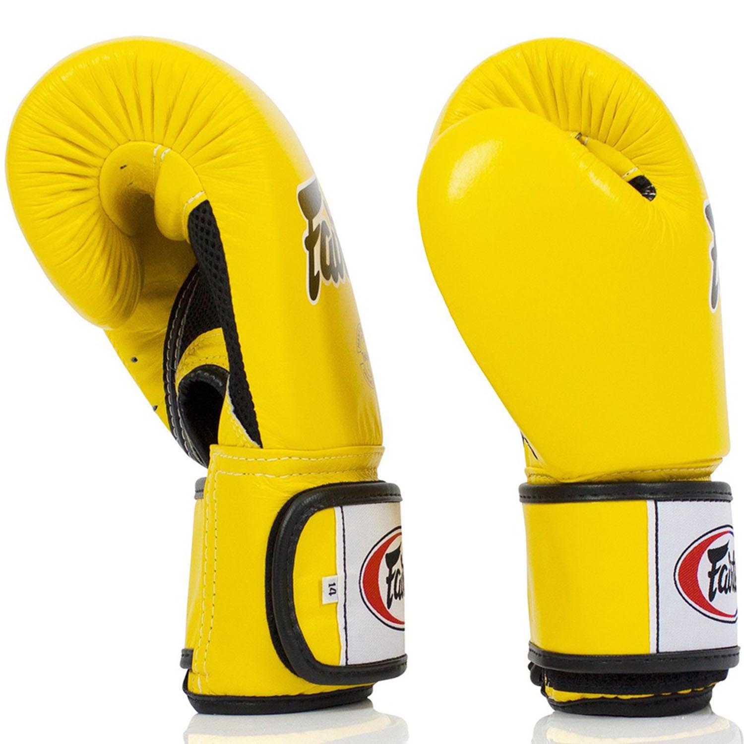 Fairtex Boxing Gloves, BGV1 Air, yellow, 16 Oz