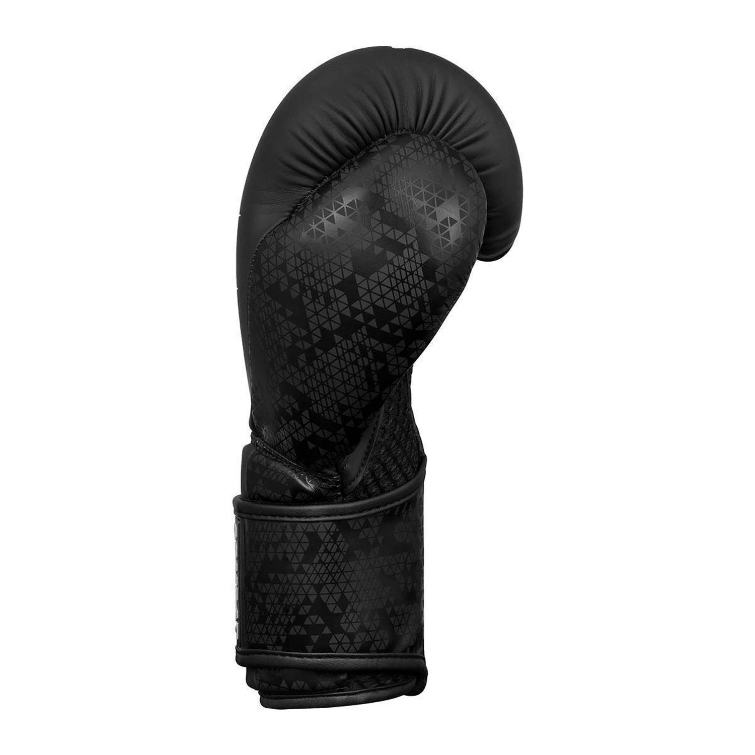 adidas Boxhandschuhe, Combat 50, schwarz-schwarz, 14 Oz