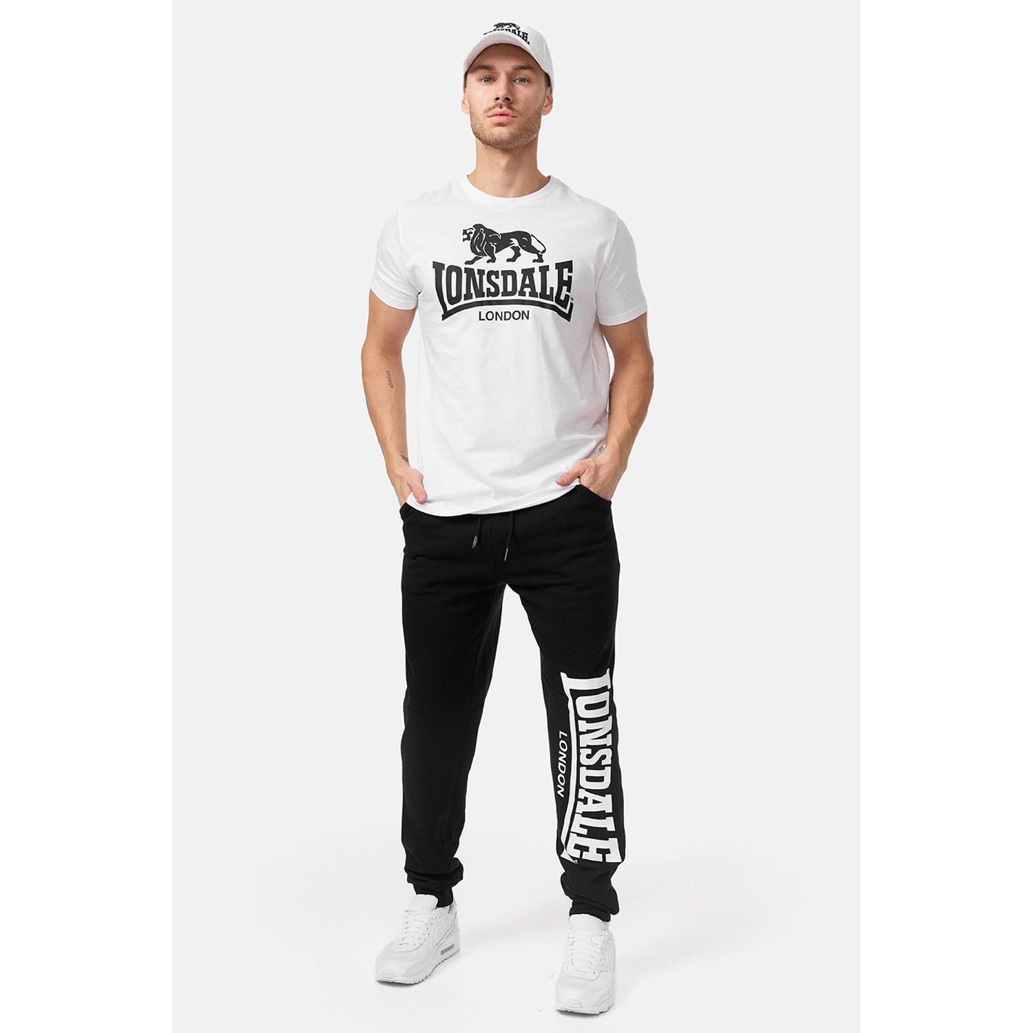 Lonsdale Jogging Pants, Dartford, black