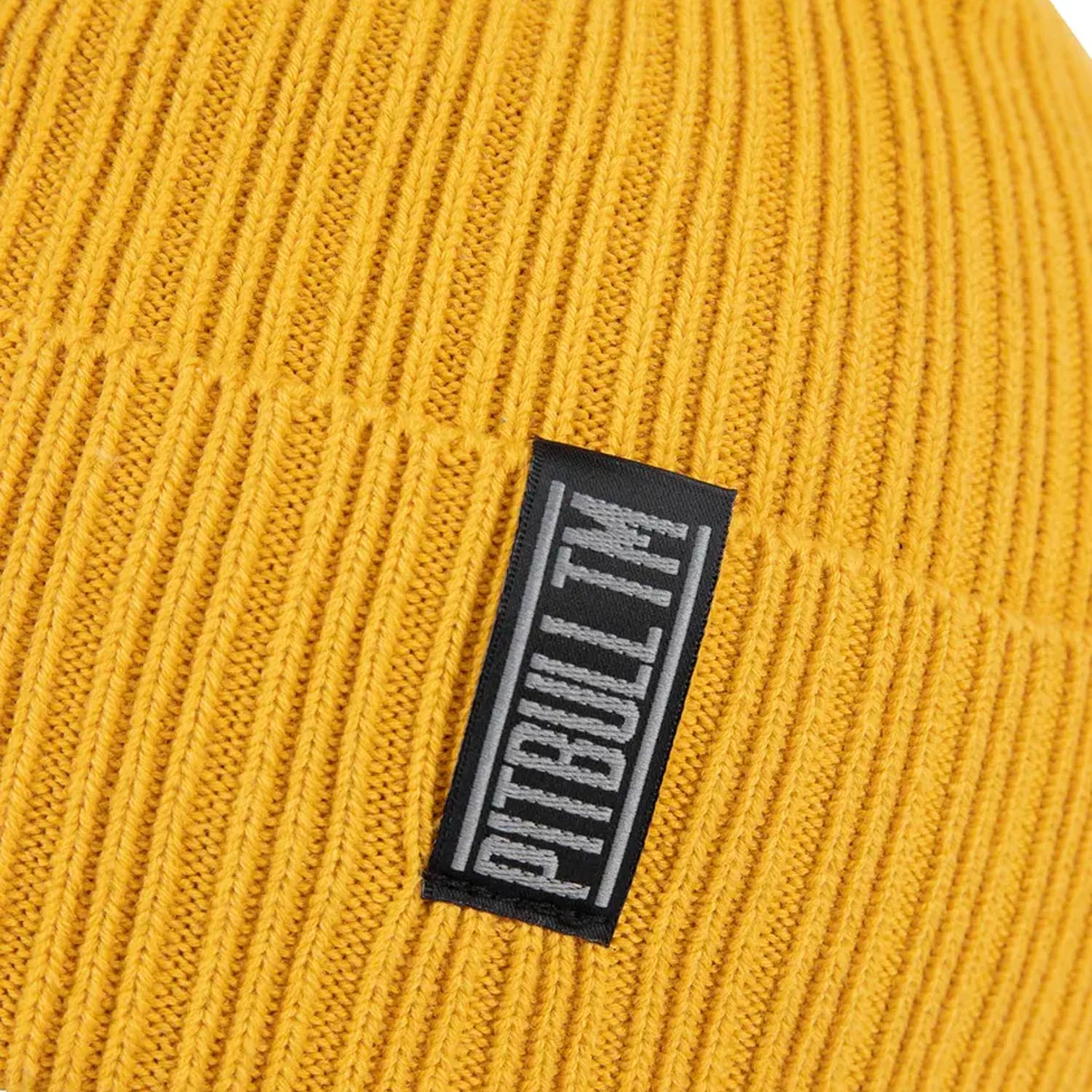 Pit Bull West Coast Beanie, Silvas Pitbull TM, yellow
