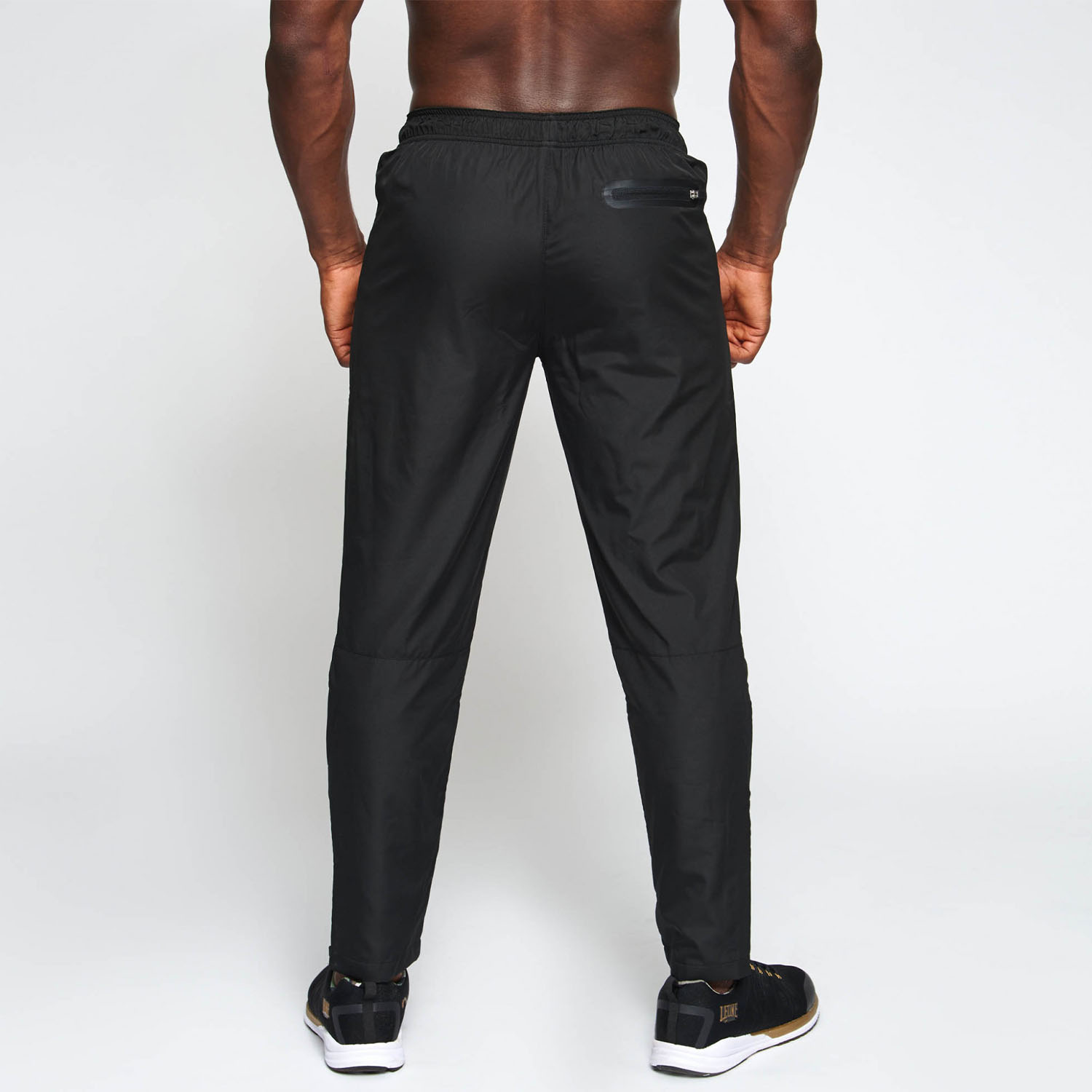 LEONE Jogginghosen, Logo, schwarz, XXL