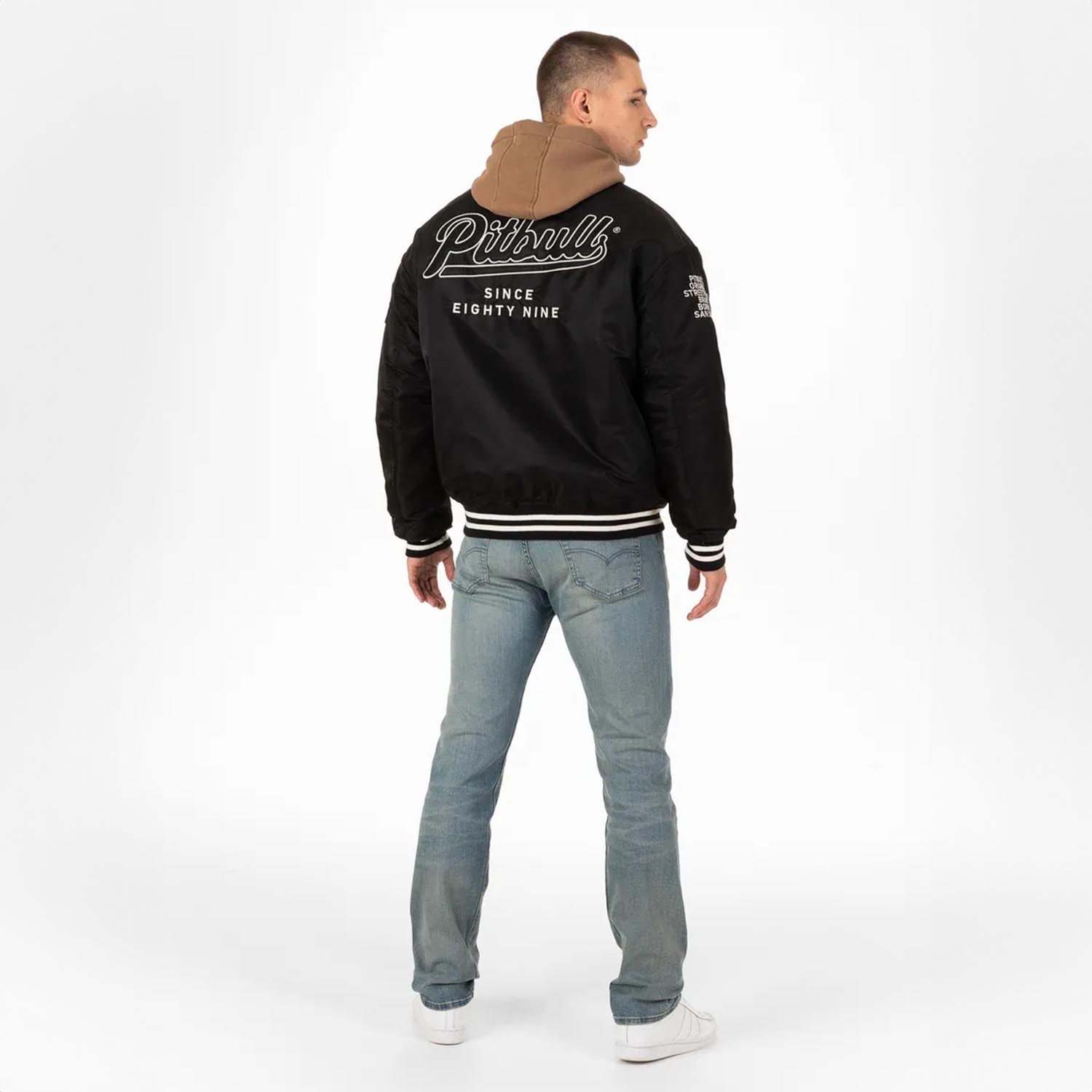Pit Bull West Coast Jacket, Seabridge Varsity, black, M