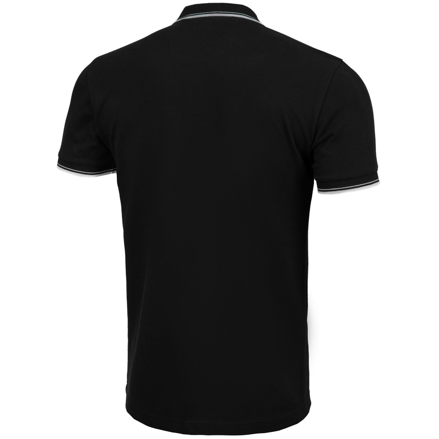 Pit Bull West Coast, Polo Shirt, Pique Stripes Regular, black, XXXL