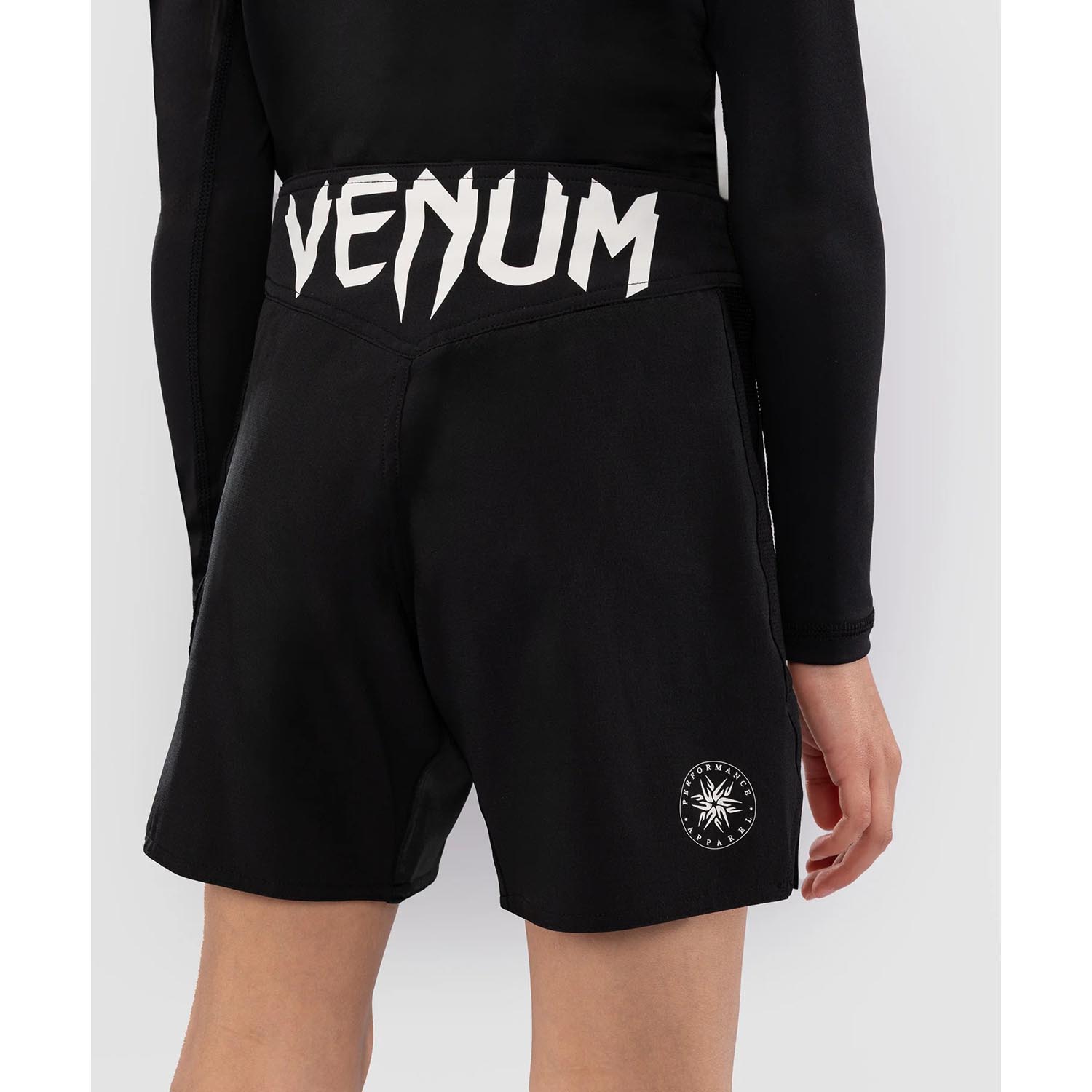 VENUM MMA Fight Shorts, Kids, Light, black, 14 J