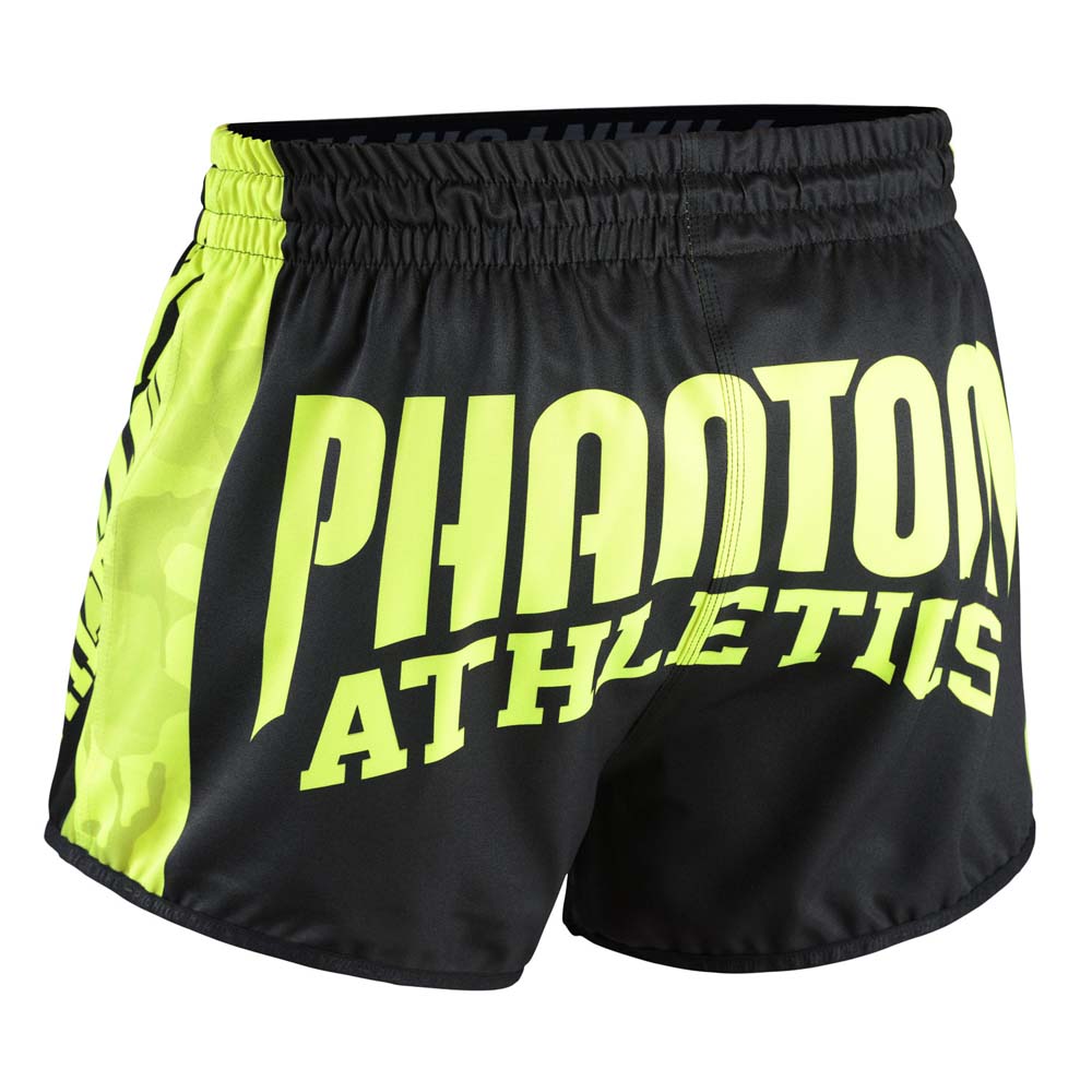 Phantom Athletics Muay Thai Shorts, Revolution, blue-neon, M