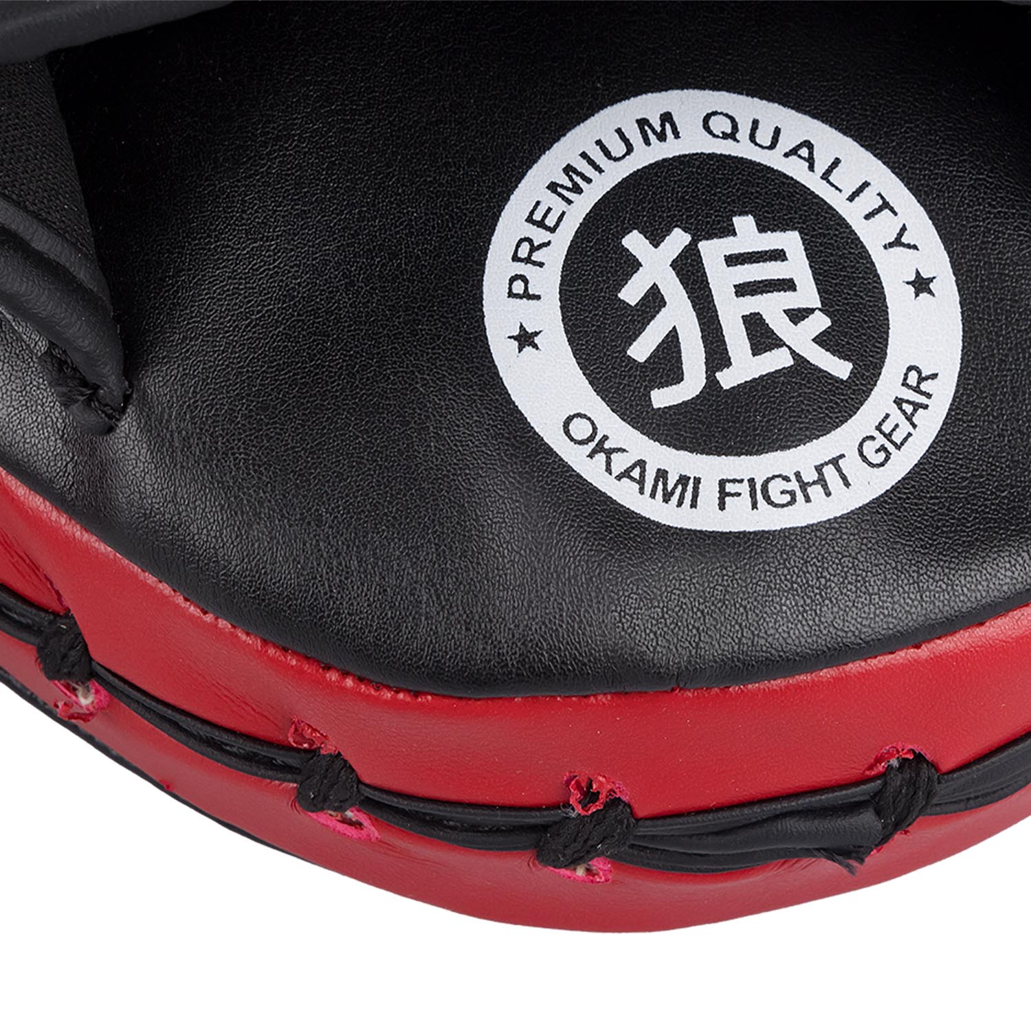 OKAMI Focus Mitts, Micro, black-red