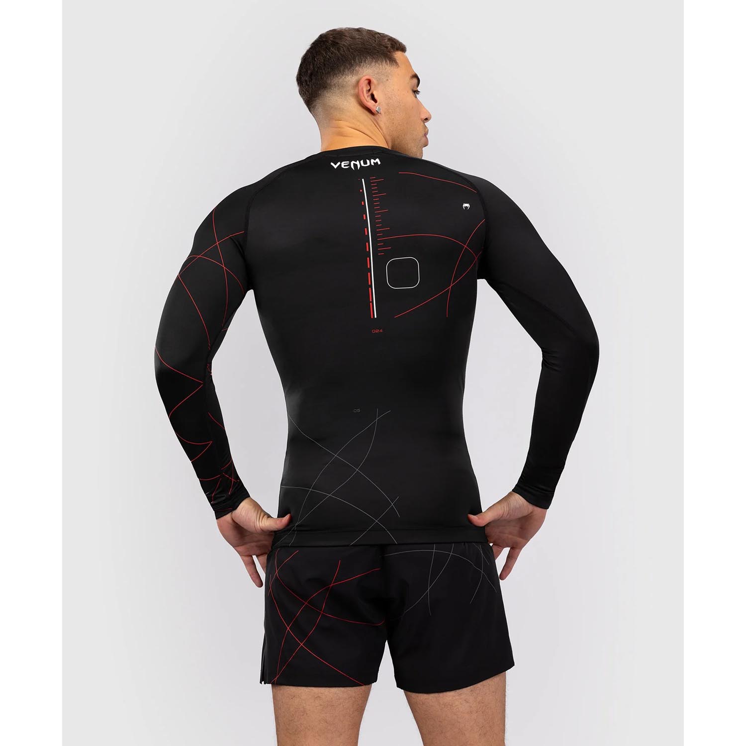 VENUM Rashguard, L/S, Tactical XT, black-red, XXL