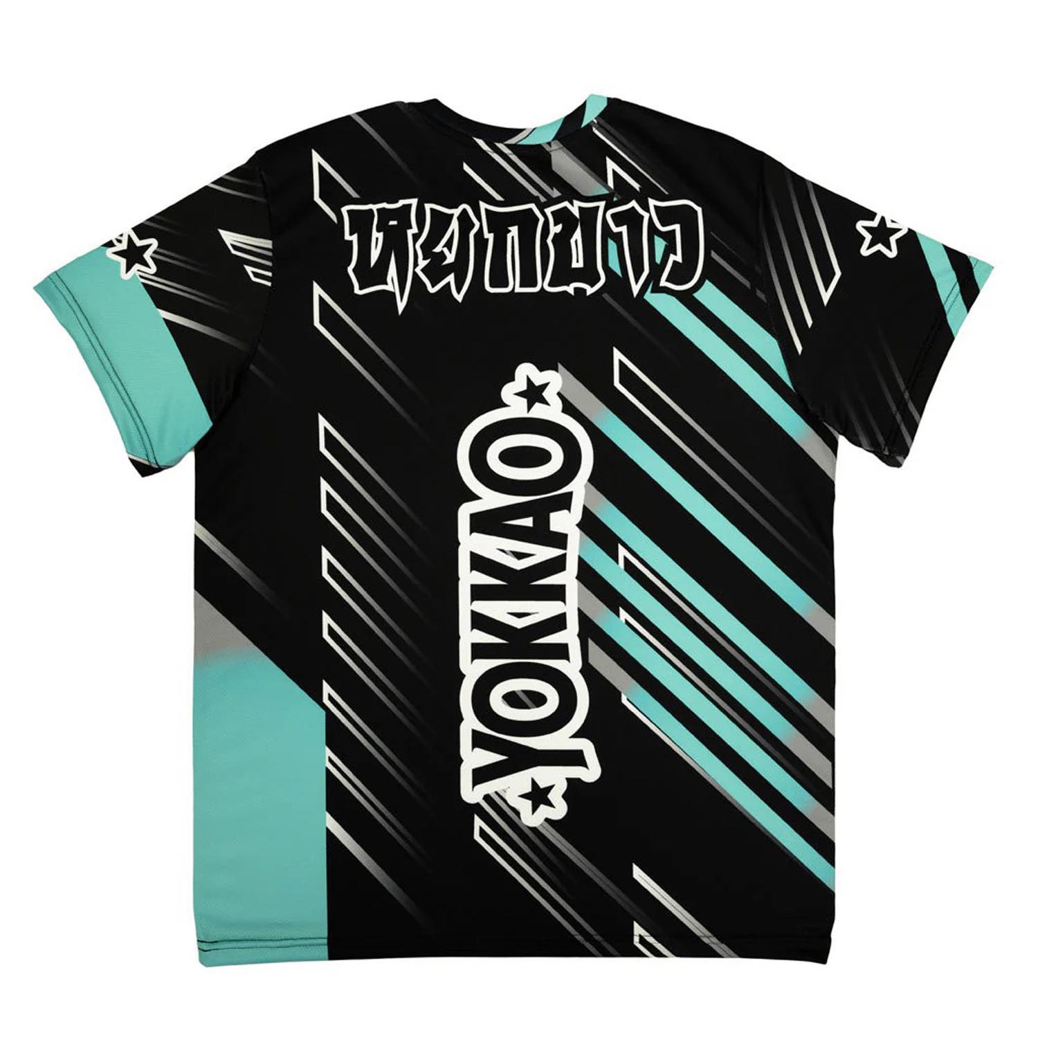 YOKKAO T-Shirt, Power, black-green, XXL