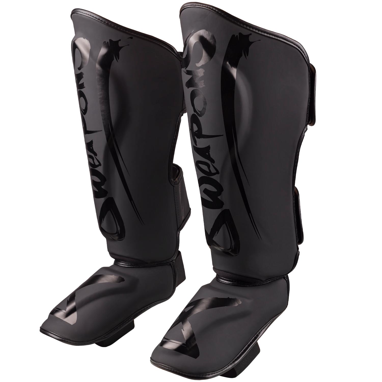 8 WEAPONS Shin Guards, Unlimited 2.0, black-black, XL