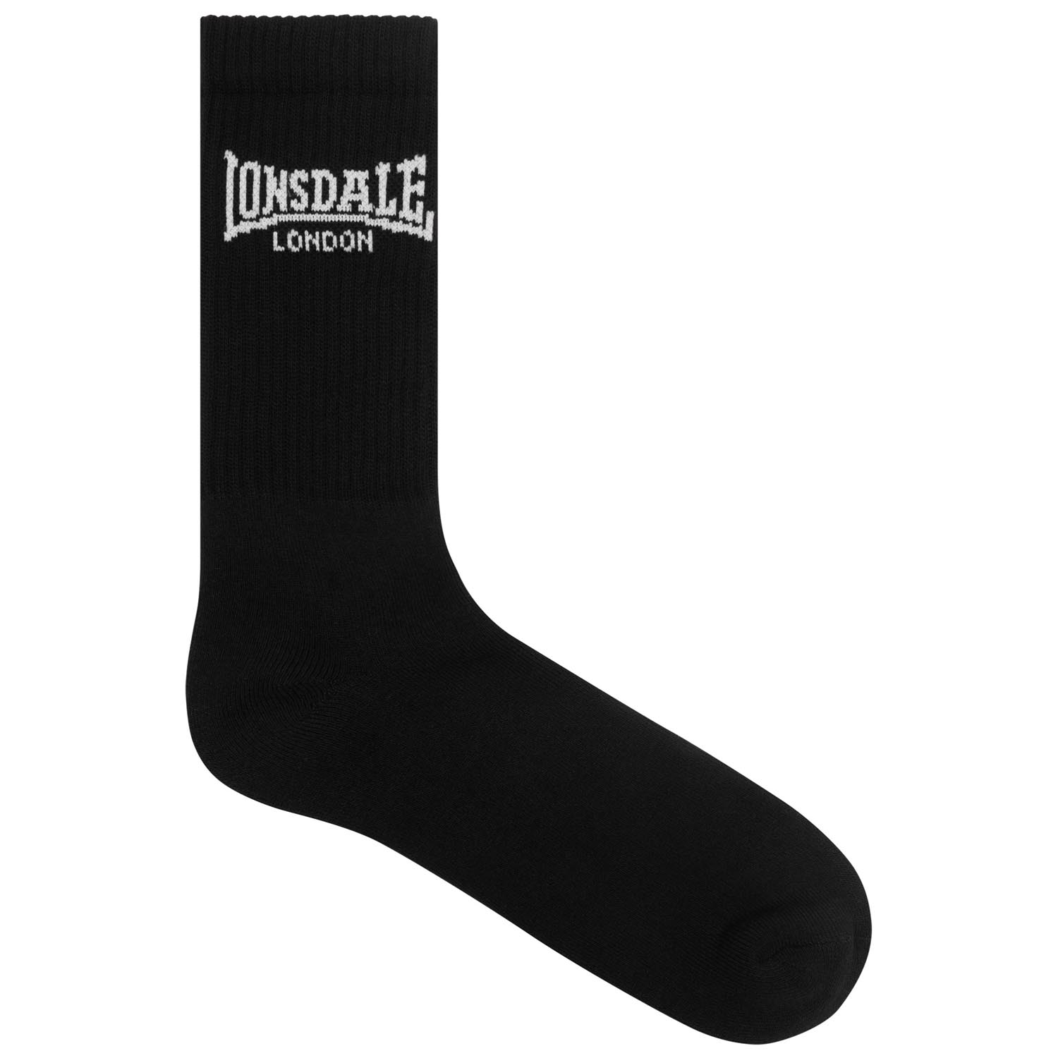 Lonsdale Socken, Gilbert, 6er-Pack, schwarz-weiß, 43-46