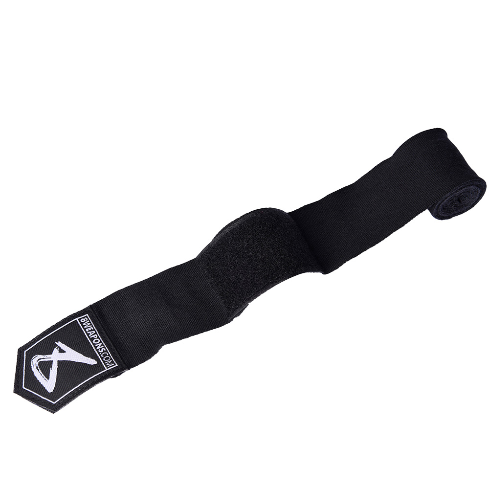 8 WEAPONS Hand Wraps, semi-elastic, 2 m, black