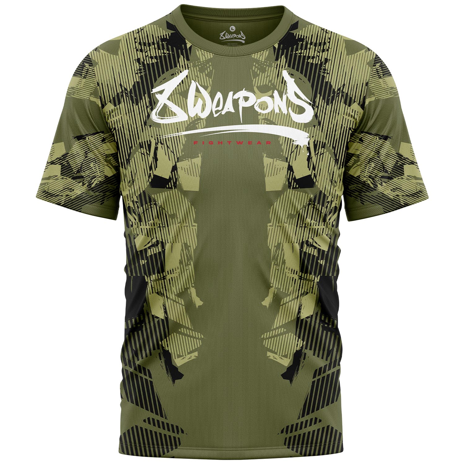 8 WEAPONS Functional T-Shirt, Hit 2.0, olive-black, S