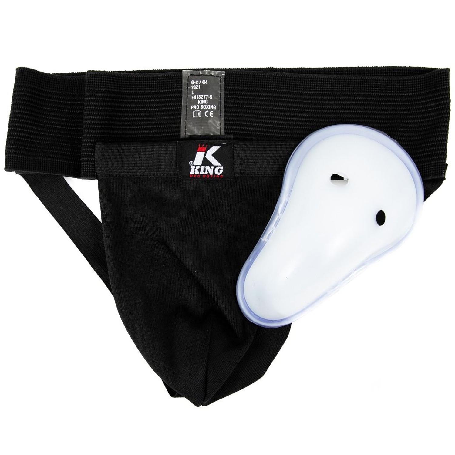 KING PRO BOXING Groin Guard, G2, black, L