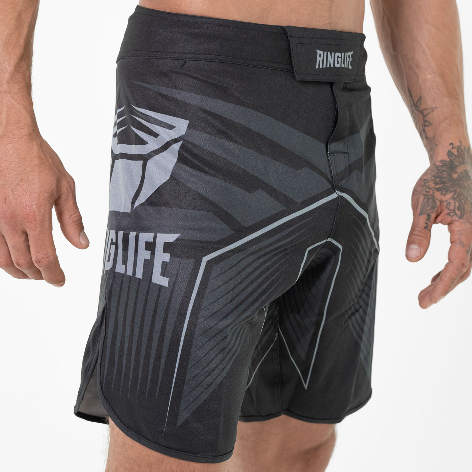 RINGLIFE MMA Shorts - Octaring schwarz-grau XS