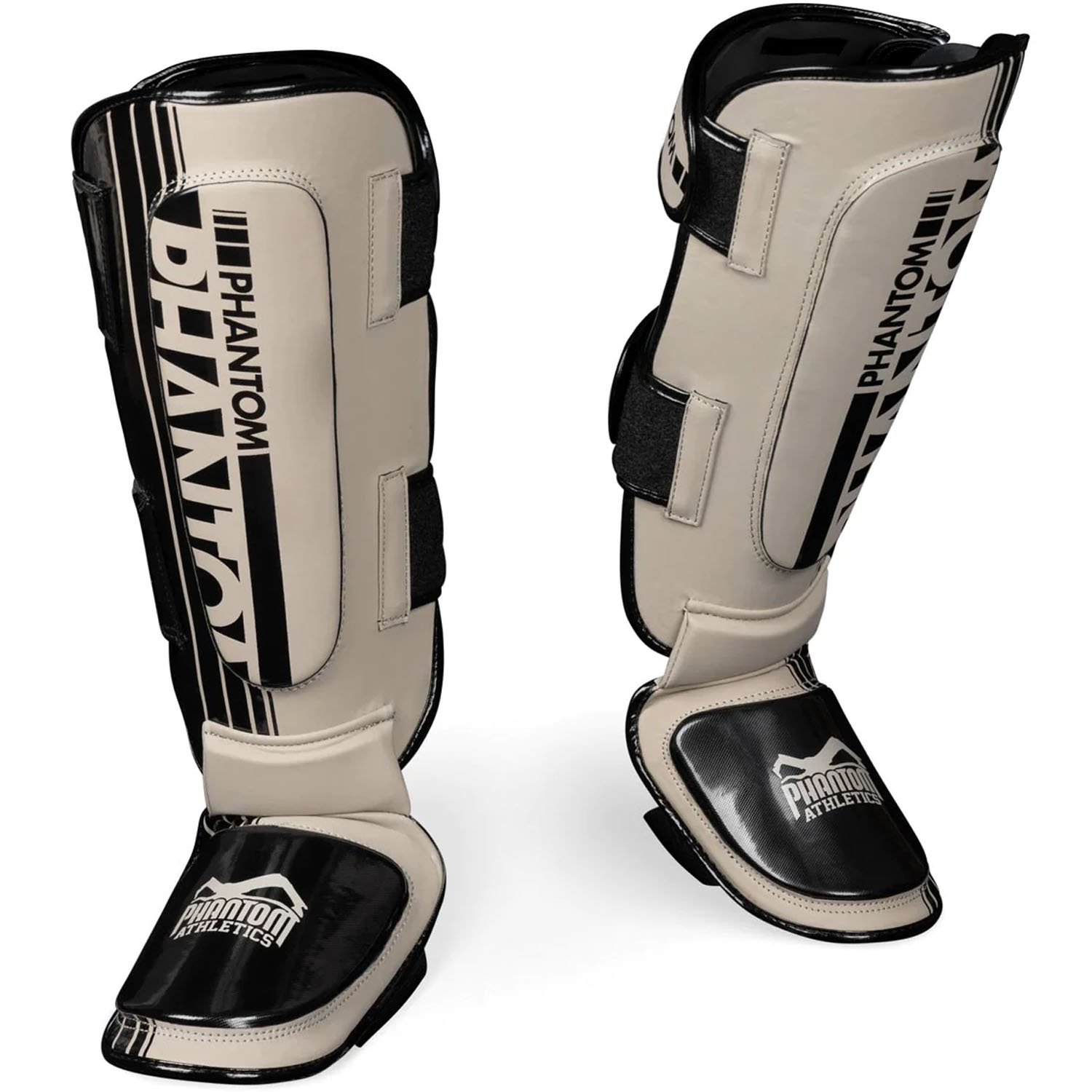 Phantom Athletics Shin Guard, Apex, Hybrid, sand, L/XL