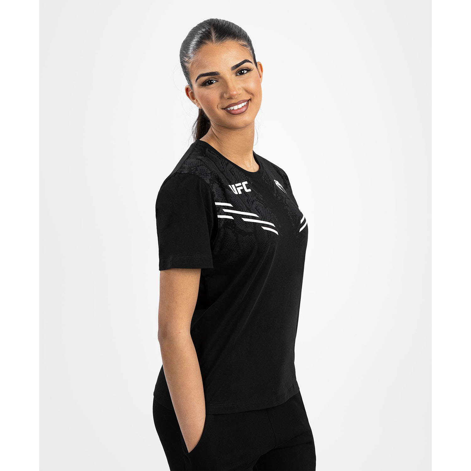 VENUM T-Shirt, Damen, UFC Replica, Adrenaline, schwarz, XS