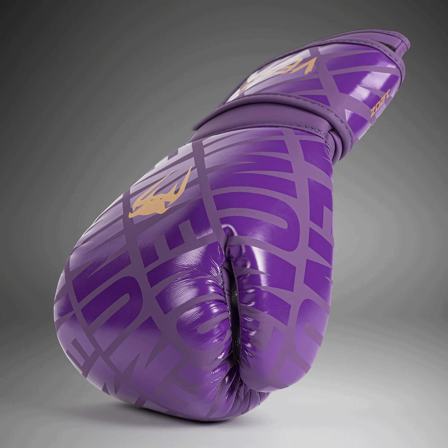 VENUM Boxing Gloves, Contender, 1.5 XT, purple-gold, 16 Oz