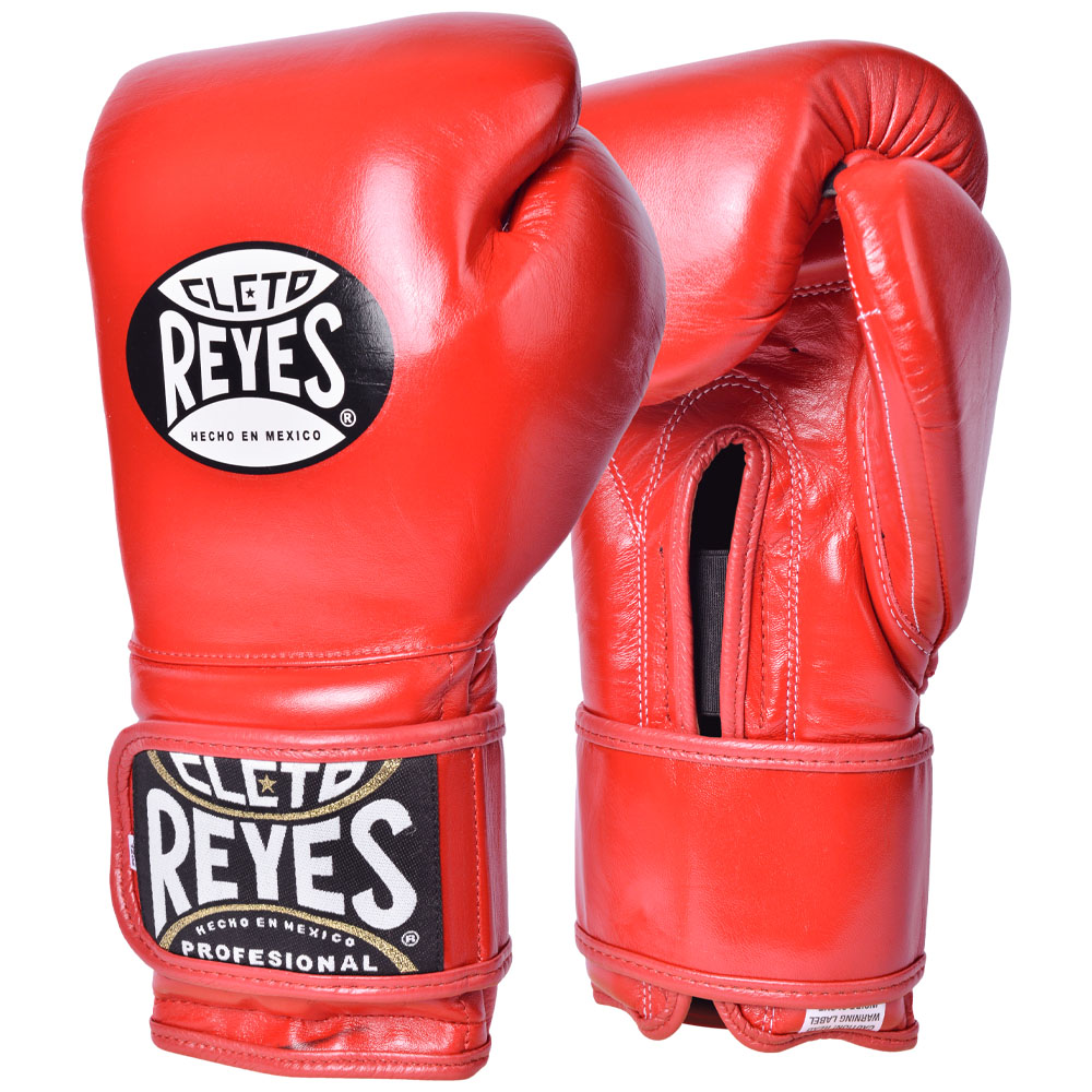 Cleto Reyes Boxing Gloves, Velcro Sparring, red, 12 Oz