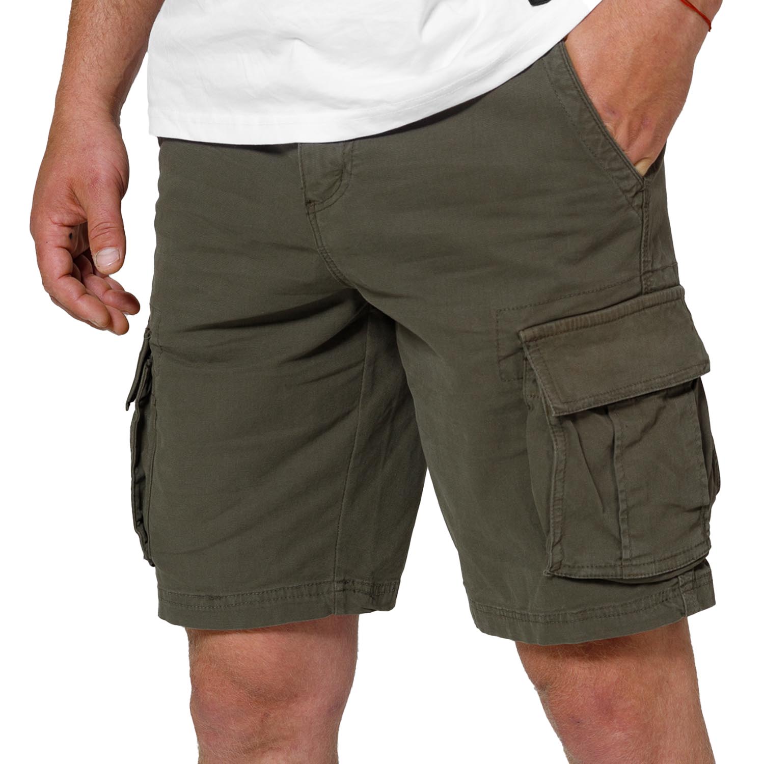 Pit Bull West Coast Cargo Shorts, Jackal, olive, M