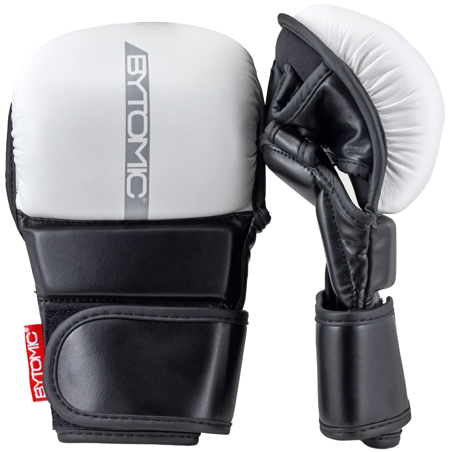 Bytomic MMA Sparring Boxing Gloves, red Label, white, S/M