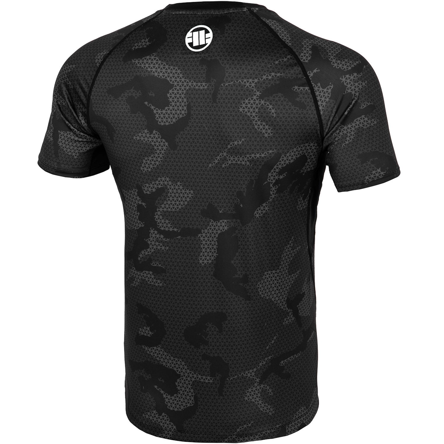 Pit Bull West Coast Rashguard, S/S, Net Camo 2, schwarz-camo, XXXL