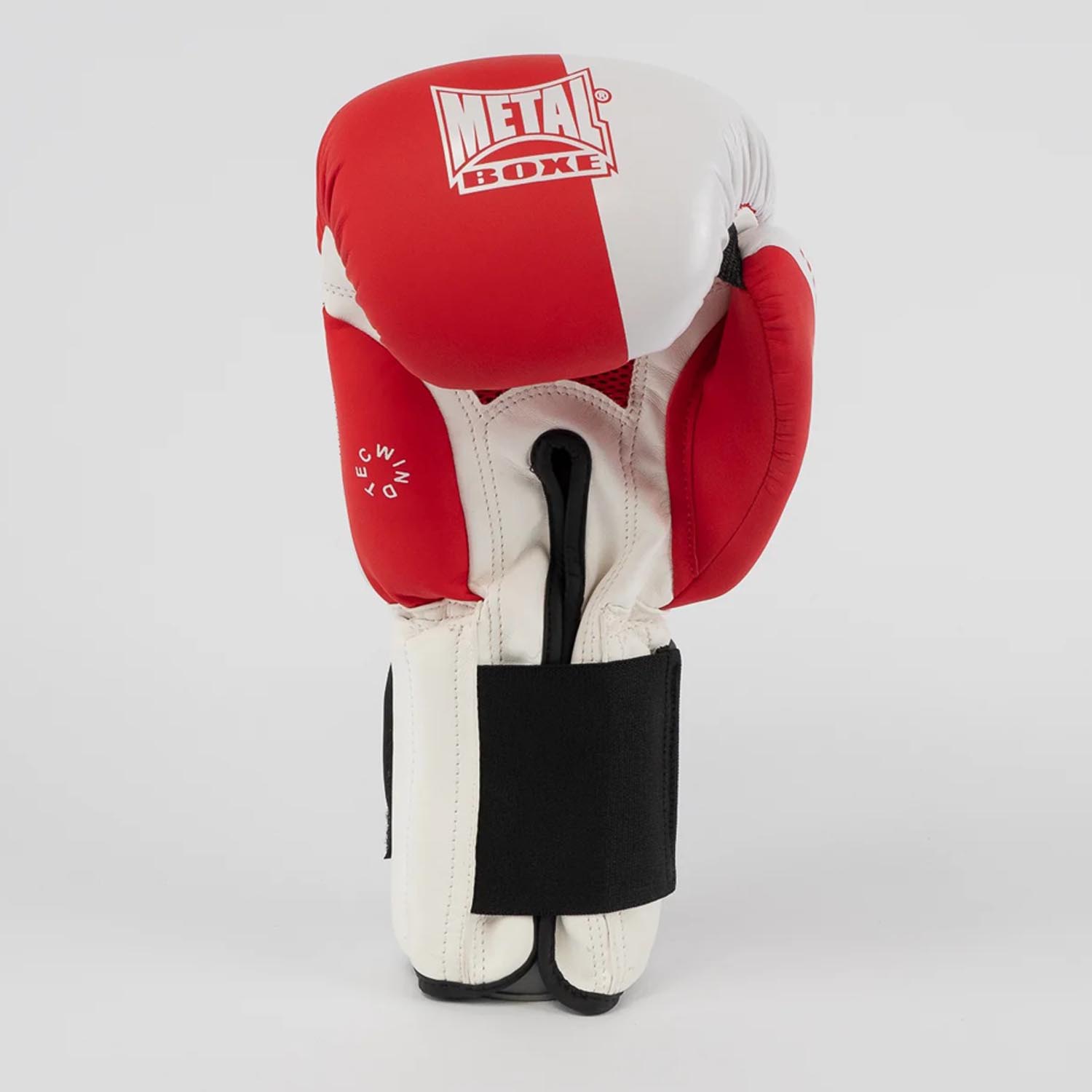 Metal Boxe Boxing Gloves, Savate, red-white, 16 Oz