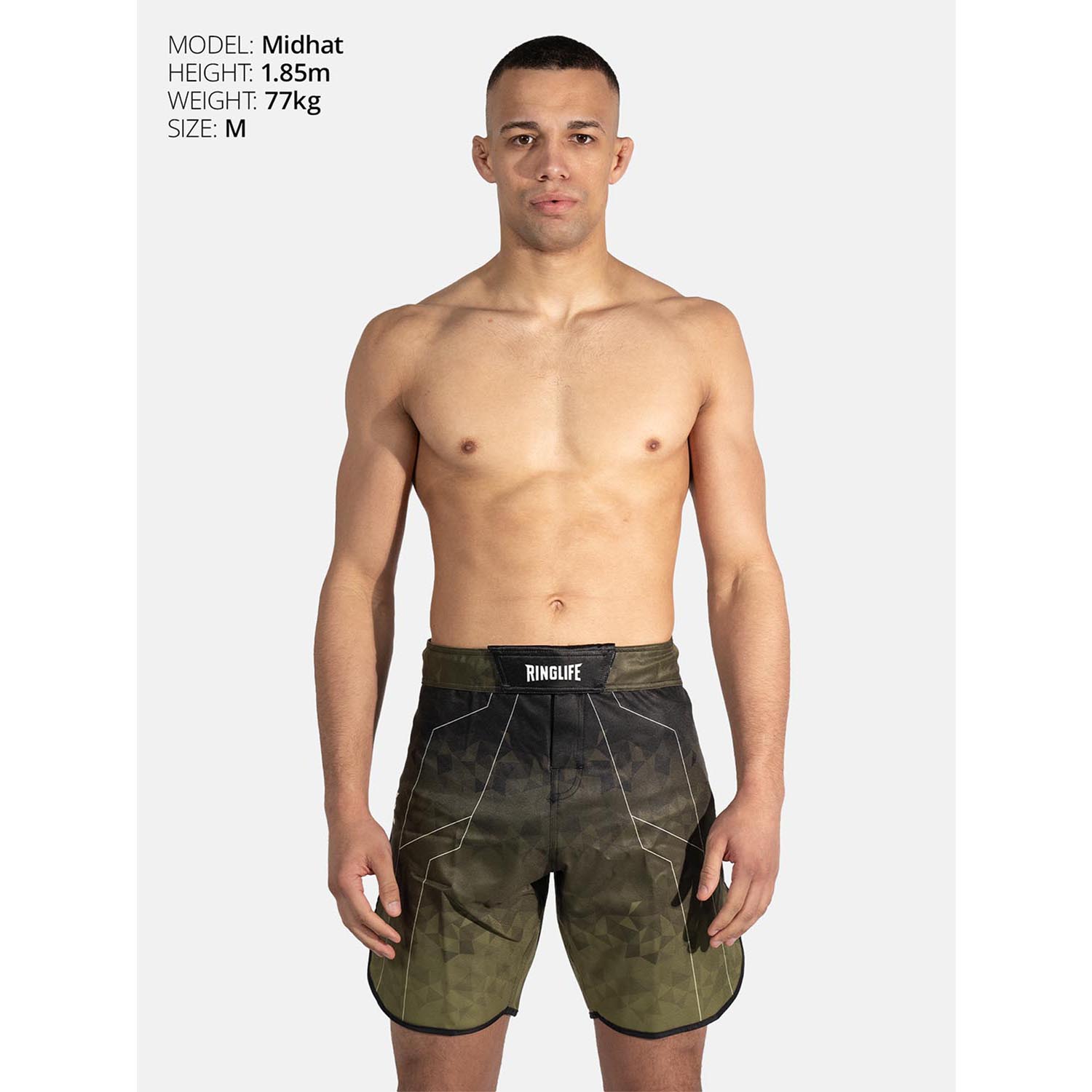 RINGLIFE MMA Shorts - Transition schwarz-grün 3XL