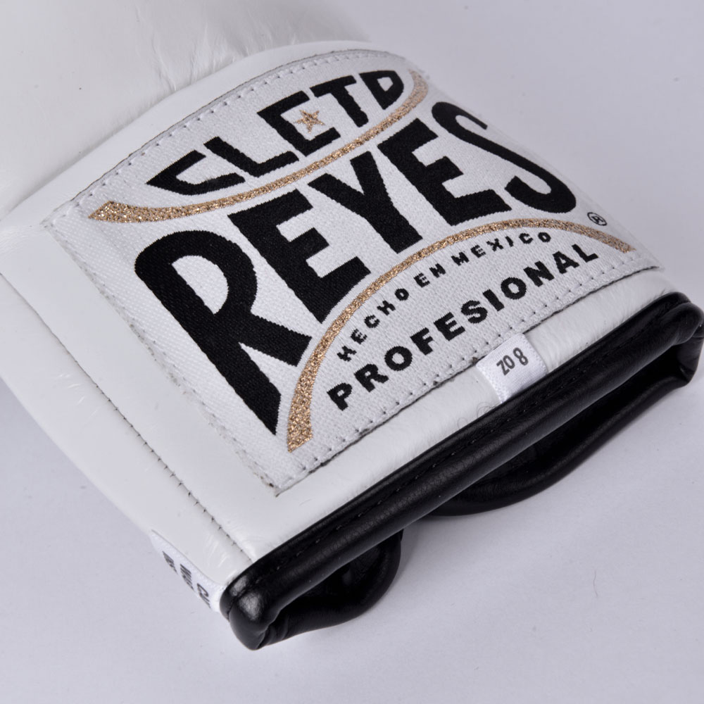 Cleto Reyes Boxing Gloves, Traditional Contest, white, 10 Oz