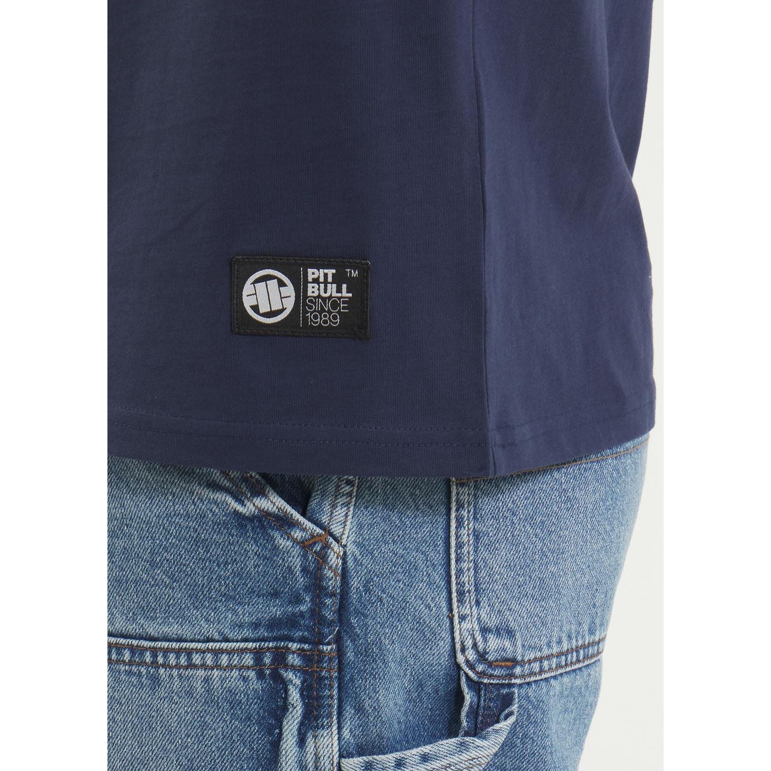 Pit Bull West Coast T-Shirt, Small Logo, navy, XXXL
