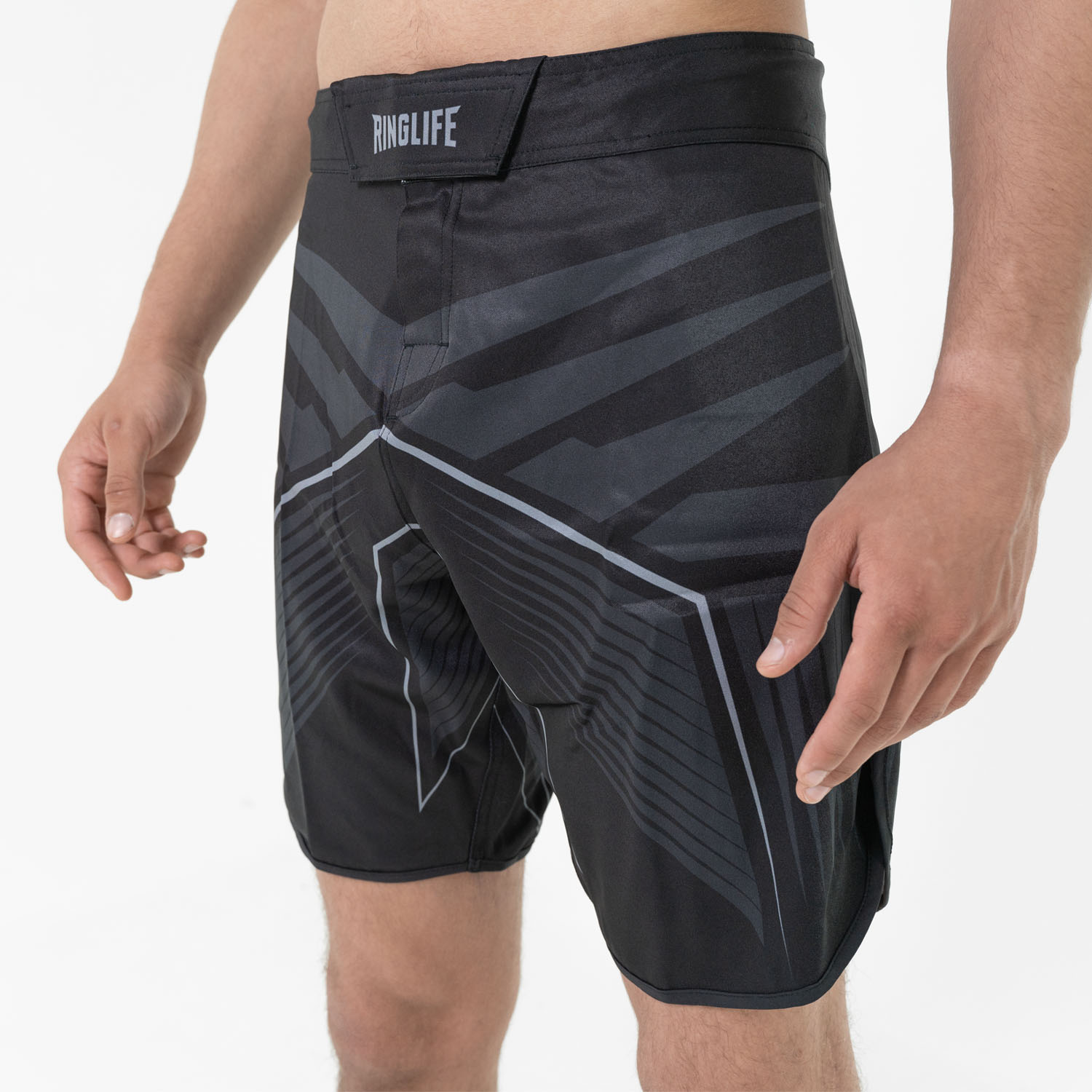 RINGLIFE MMA Shorts - Octaring schwarz-grau XS