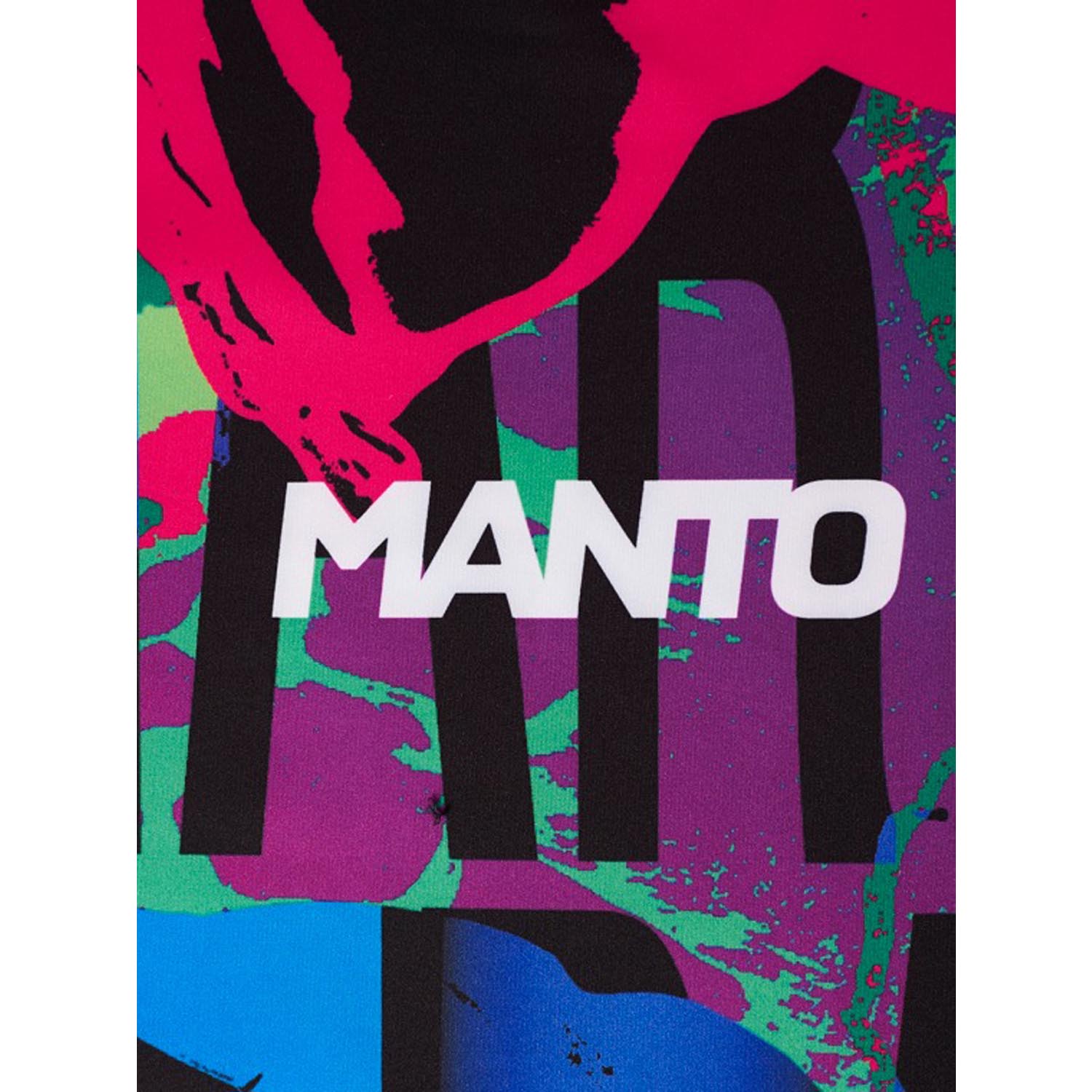 MANTO Rashguard, S/S, Rave, black-pink, XXL